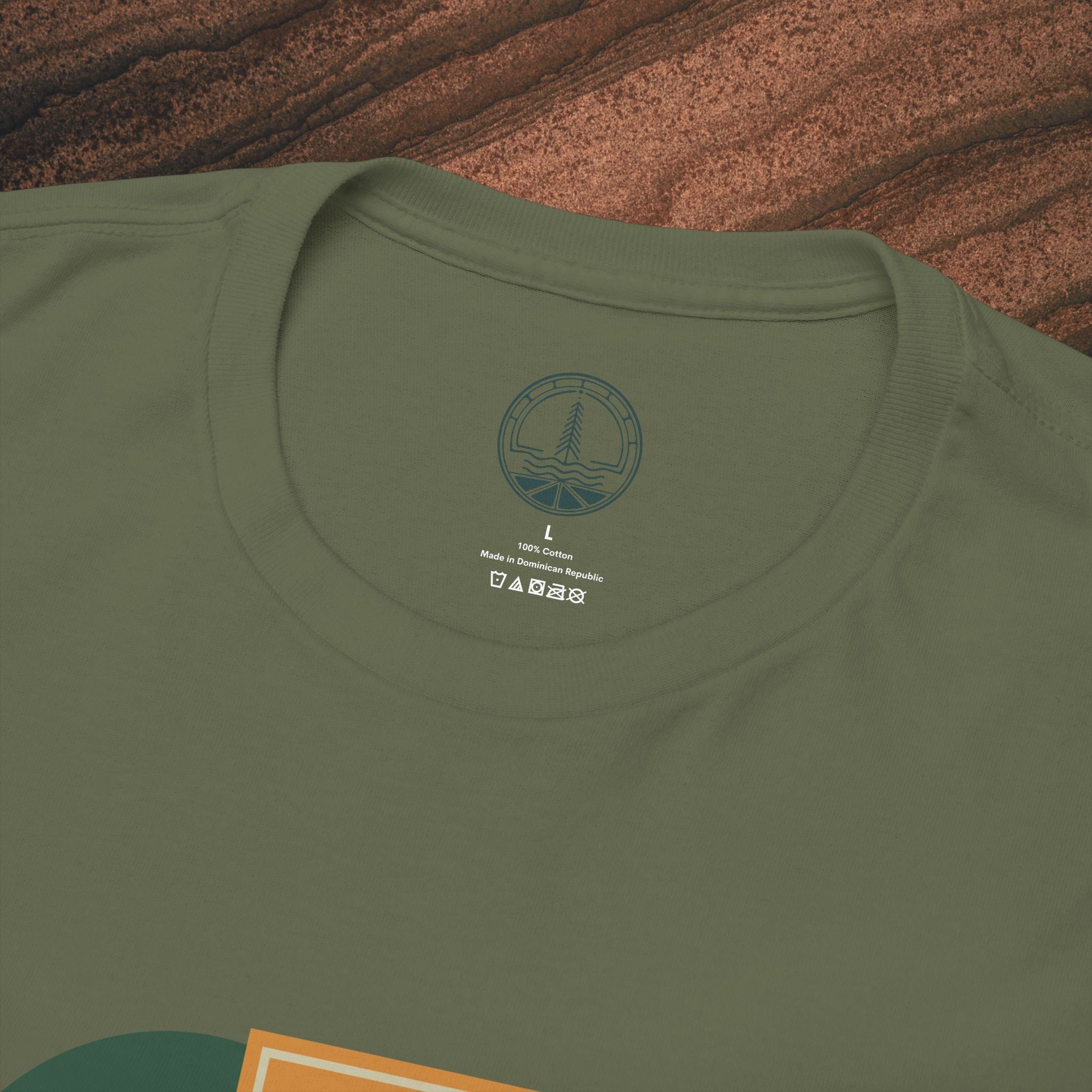 Unisex Heavy Cotton T-Shirt — 432Hz Vinyl Record Graphic