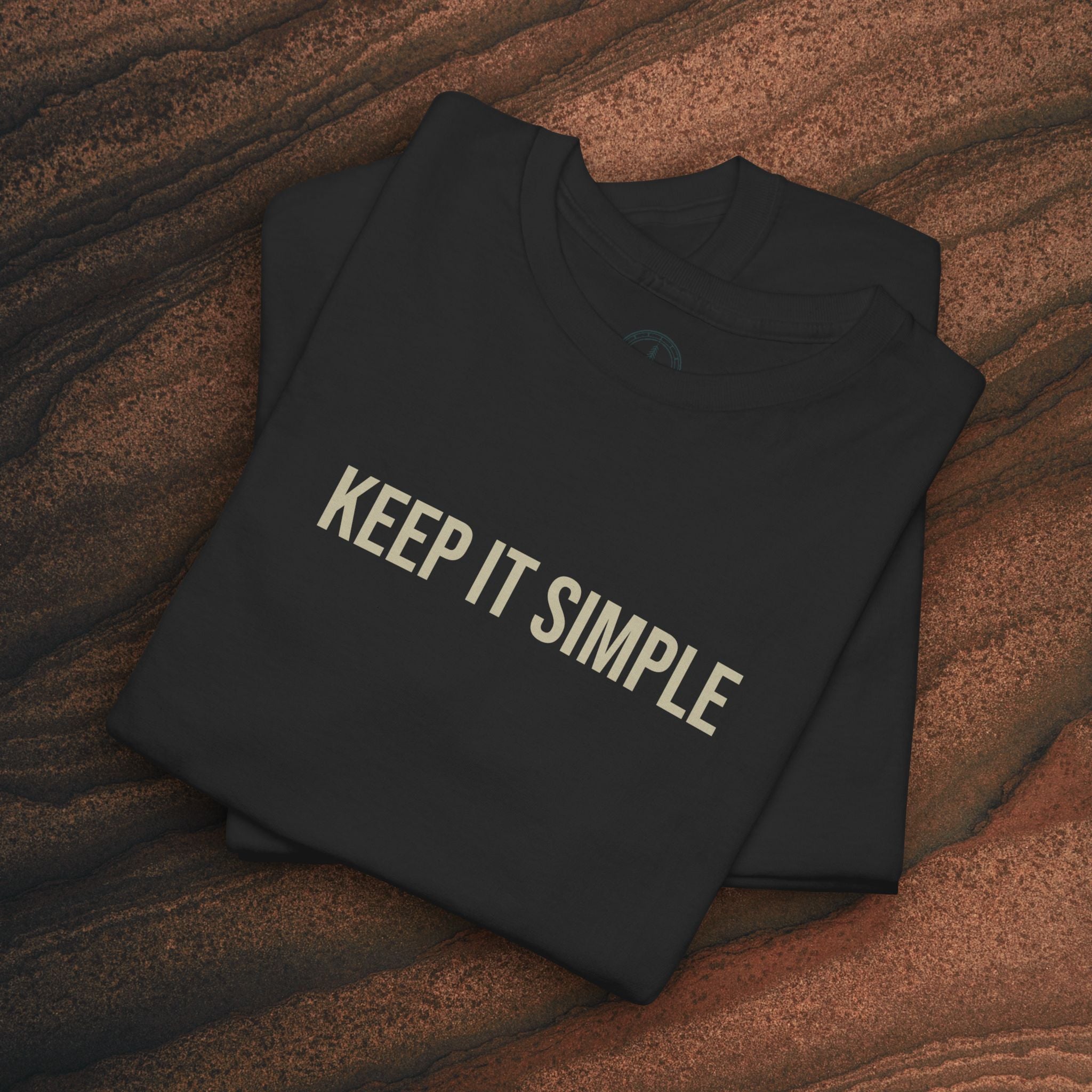Keep It Simple Tee — Minimalist Coffee Moka Shirt