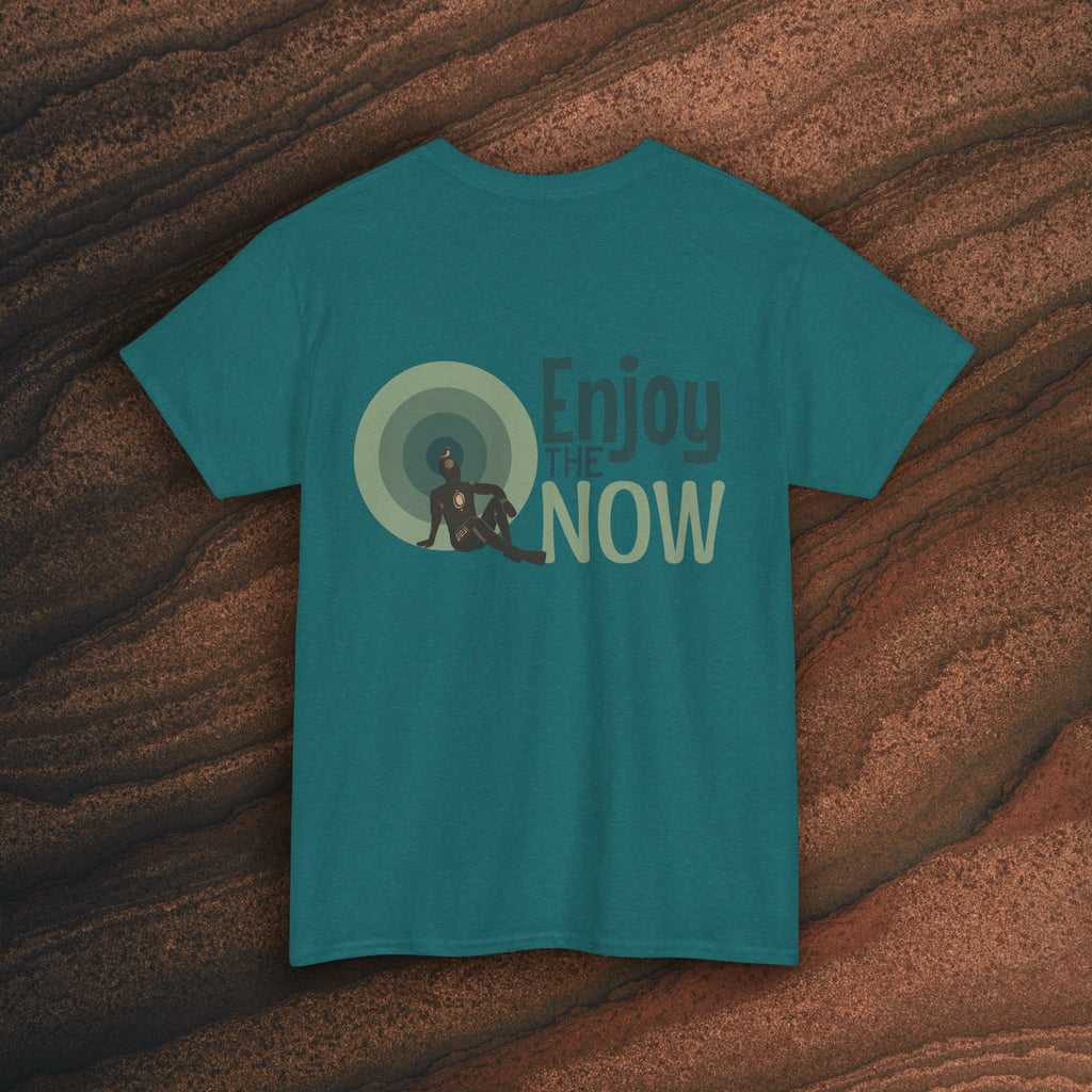 Enjoy the Now T‑Shirt — Mindful Retro Graphic Tee