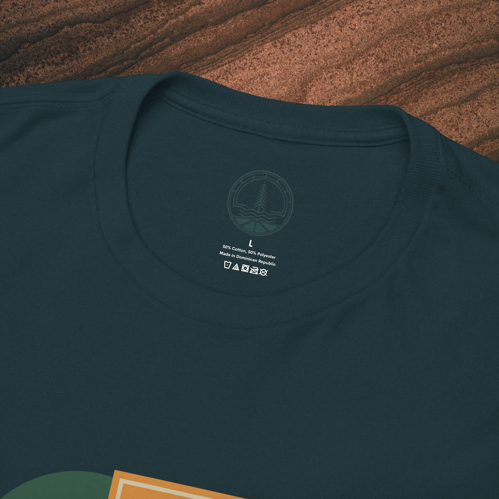 Unisex Heavy Cotton T-Shirt — 432Hz Vinyl Record Graphic