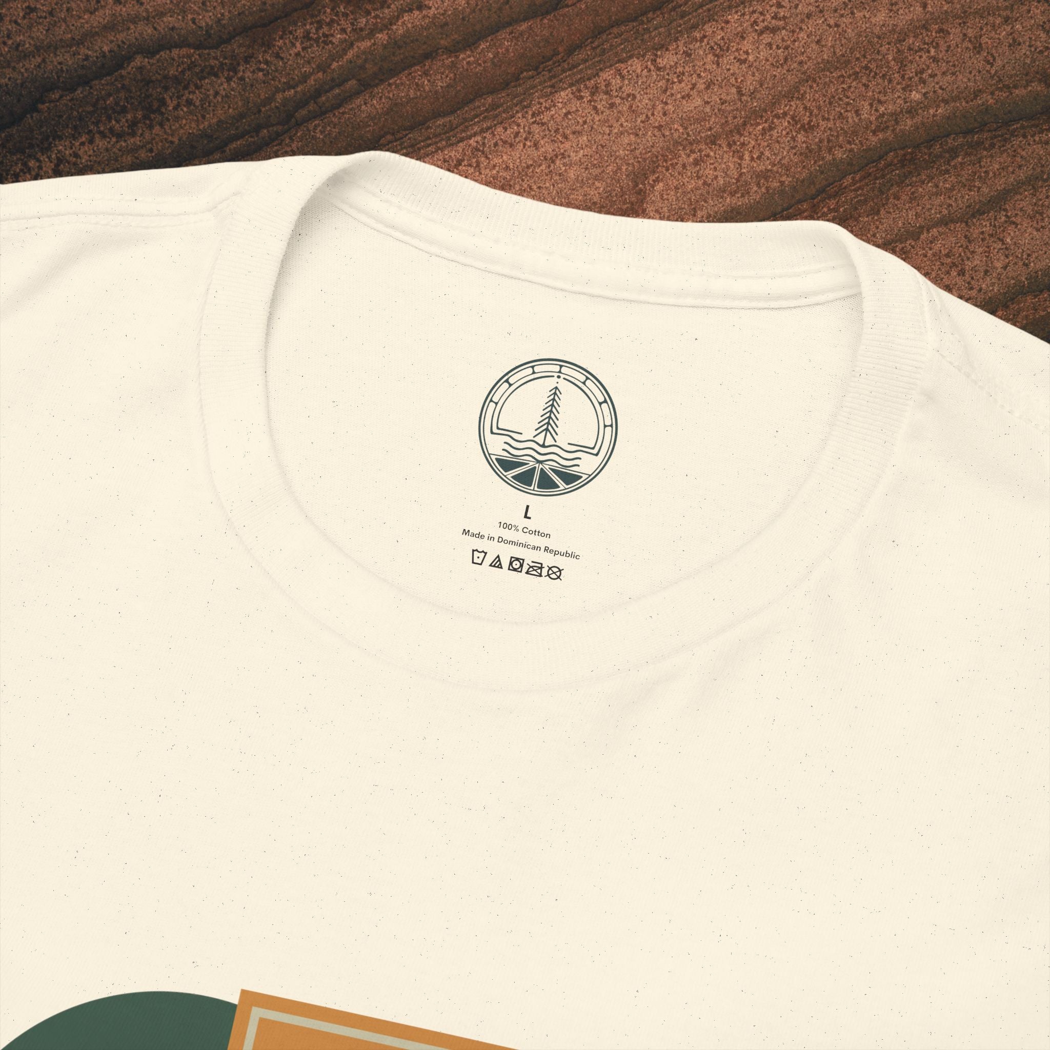 Unisex Heavy Cotton T-Shirt — 432Hz Vinyl Record Graphic