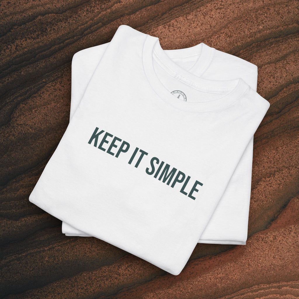 Keep It Simple Tee — Minimalist Coffee Moka Shirt
