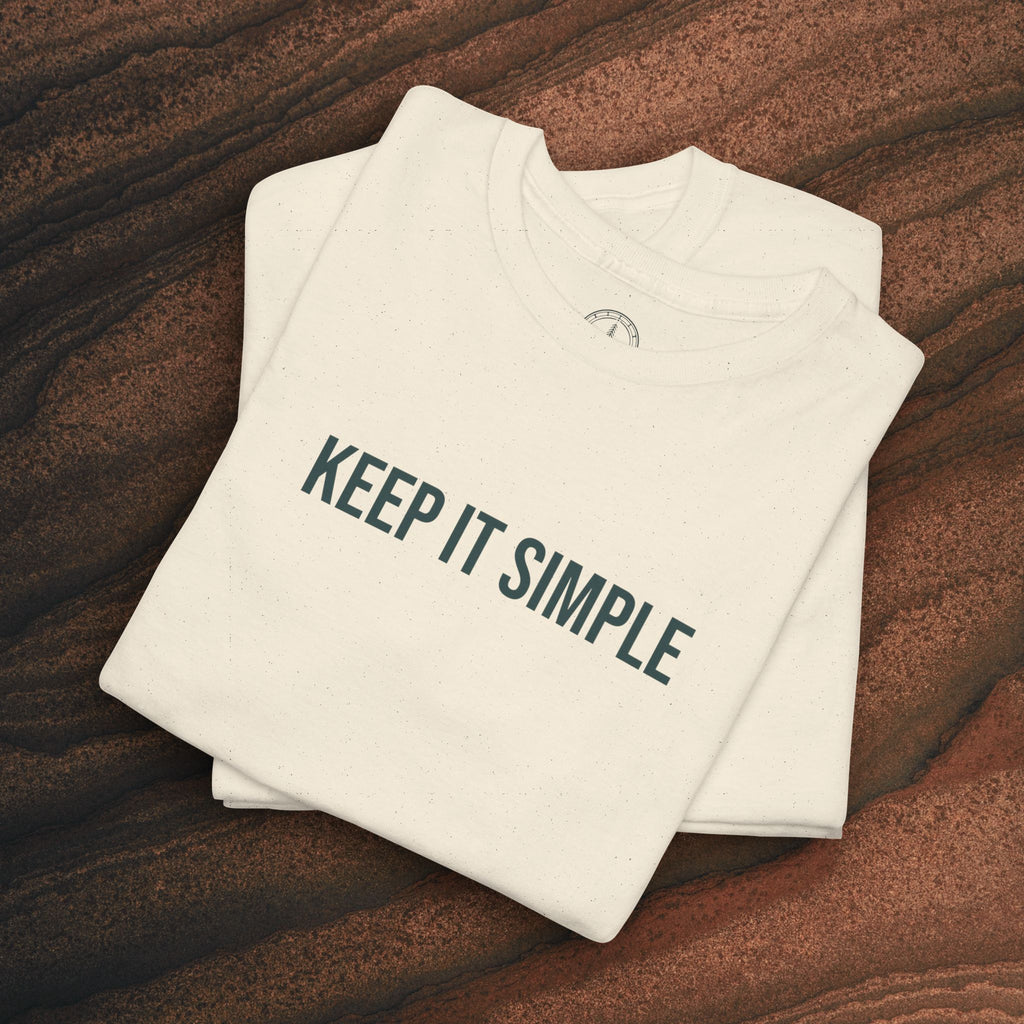Keep It Simple Tee — Minimalist Coffee Moka Shirt