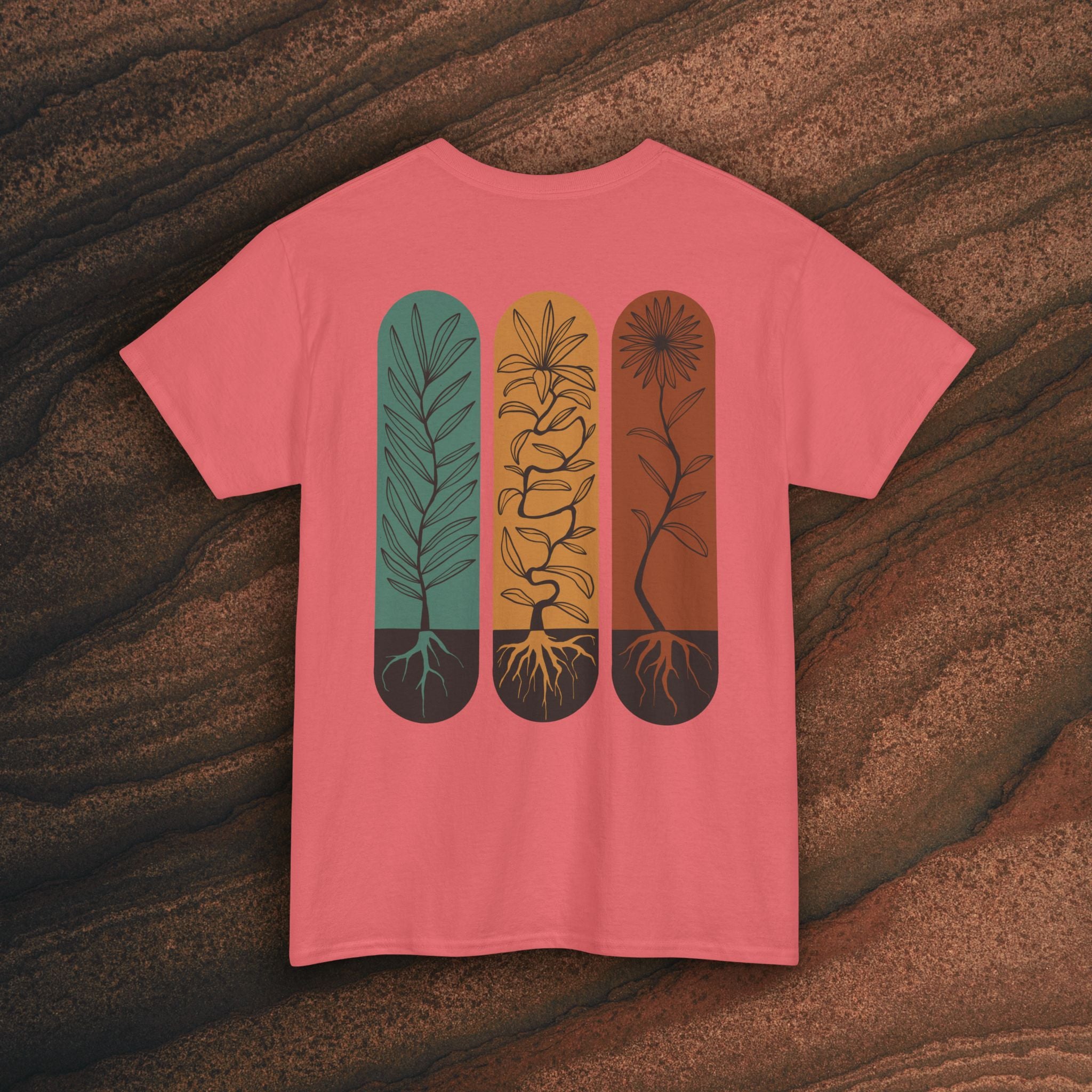 Unisex Heavy Cotton Tee - Rooted plants
