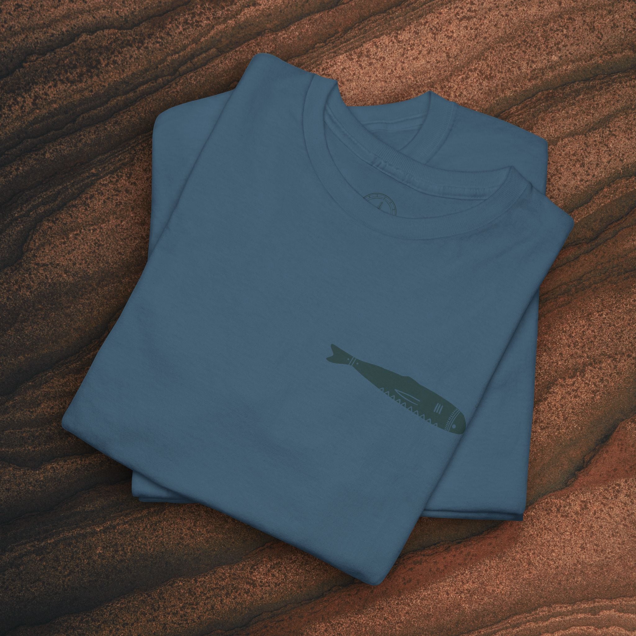 Sardine Trio Graphic Tee – Minimal Fish