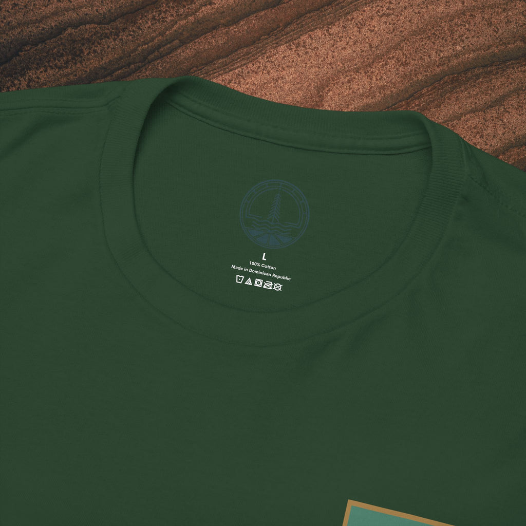 Mountain Landscape Tee – 'Stay' Graphic Nature Shirt