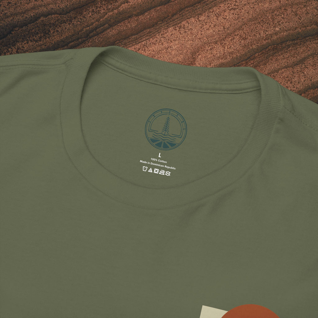 Halftone Mountain Sunset Tee