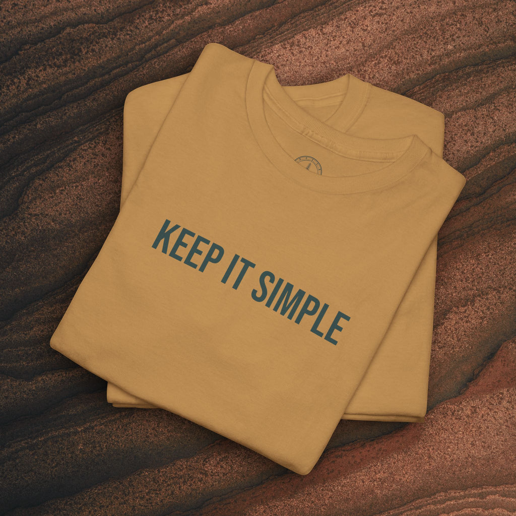 Keep It Simple Tee — Minimalist Coffee Moka Shirt