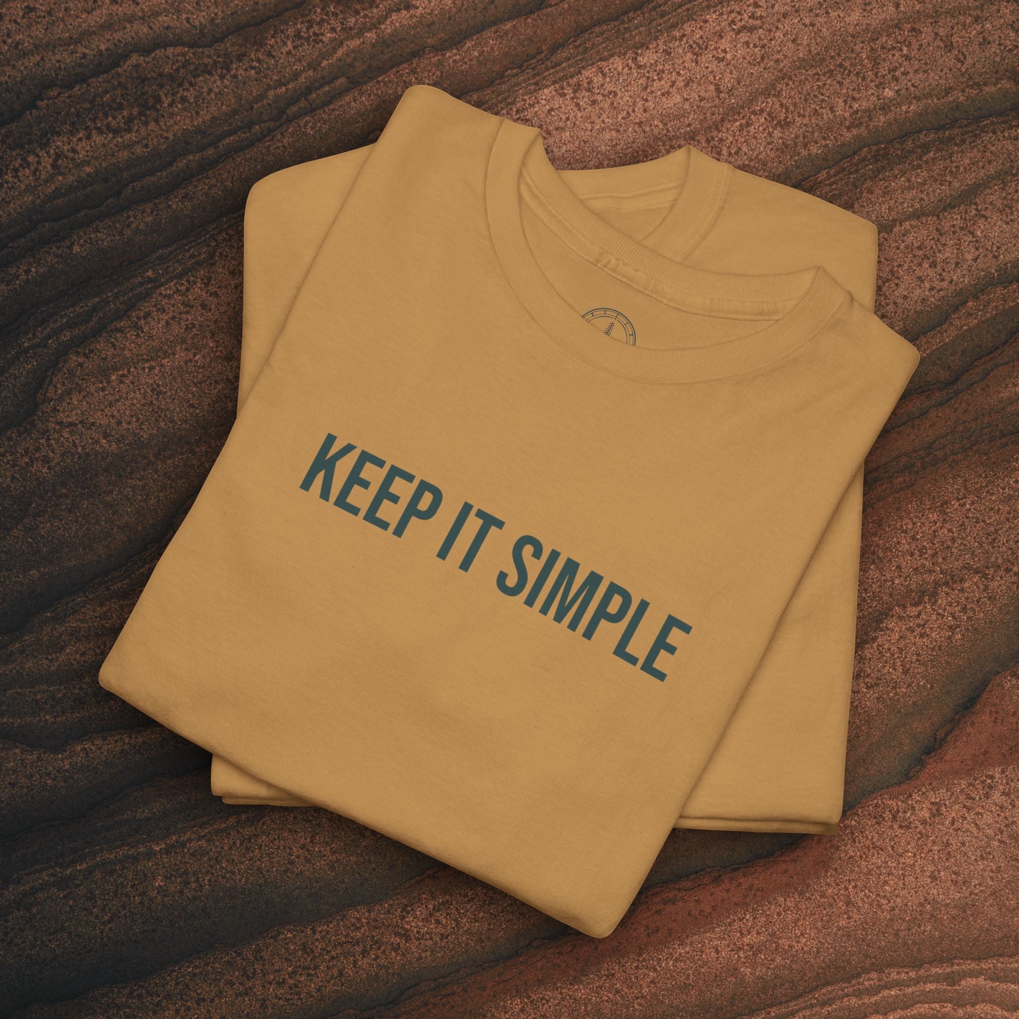 Keep It Simple Tee — Minimalist Coffee Moka Shirt