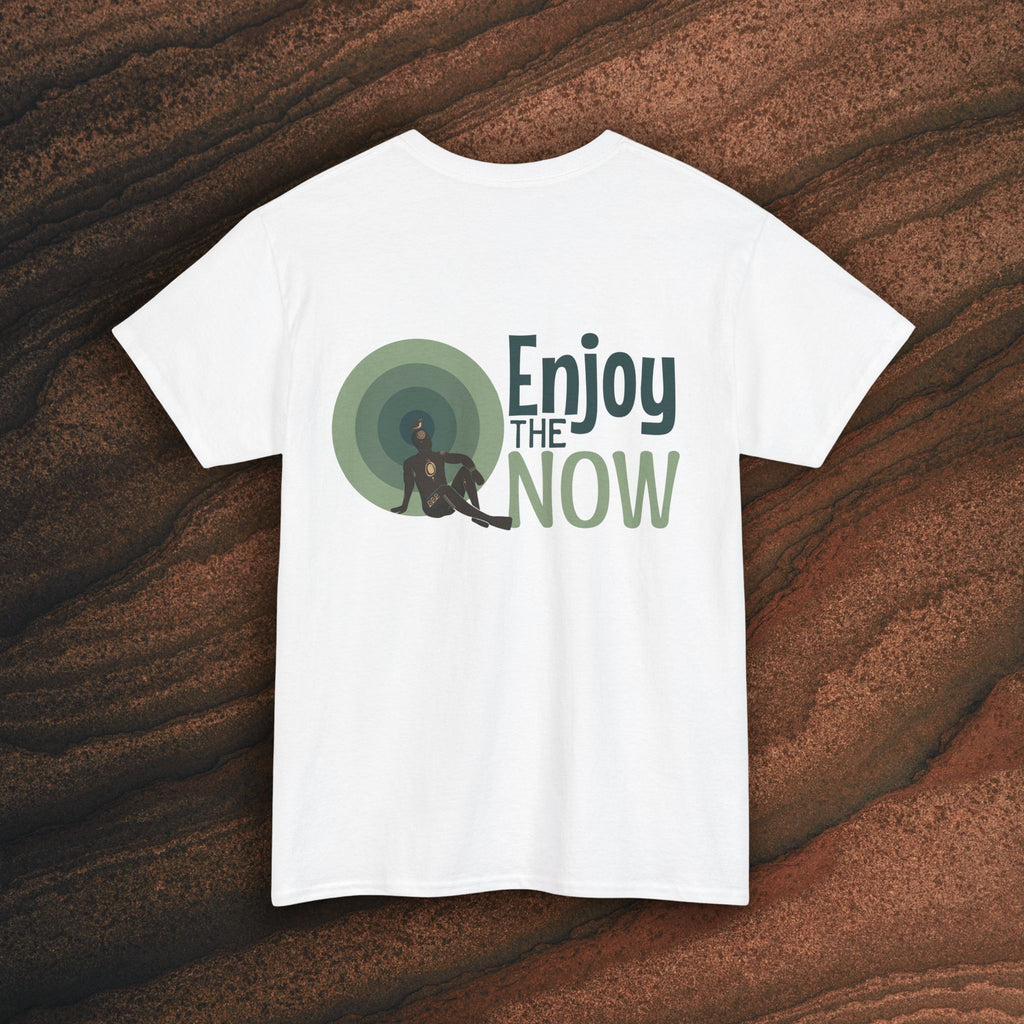 Enjoy the Now T‑Shirt — Mindful Retro Graphic Tee