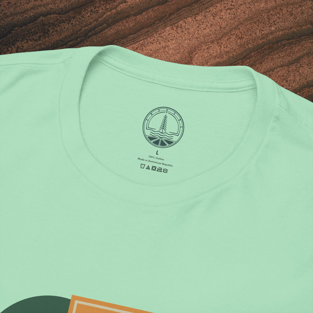 Unisex Heavy Cotton T-Shirt — 432Hz Vinyl Record Graphic