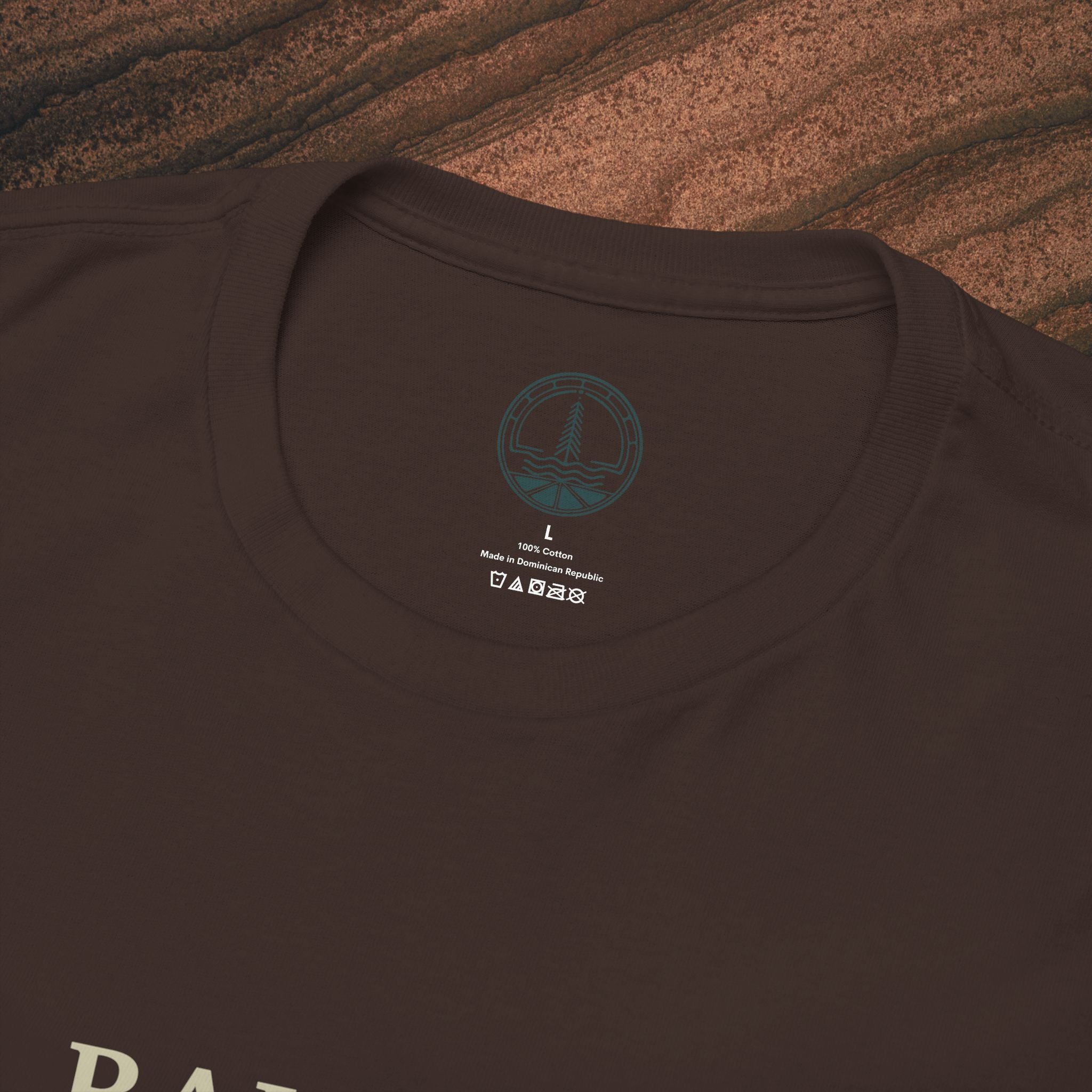 Balance T-Shirt — Minimal Balancing Stones Design