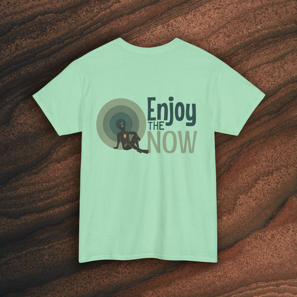 Enjoy the Now T‑Shirt — Mindful Retro Graphic Tee