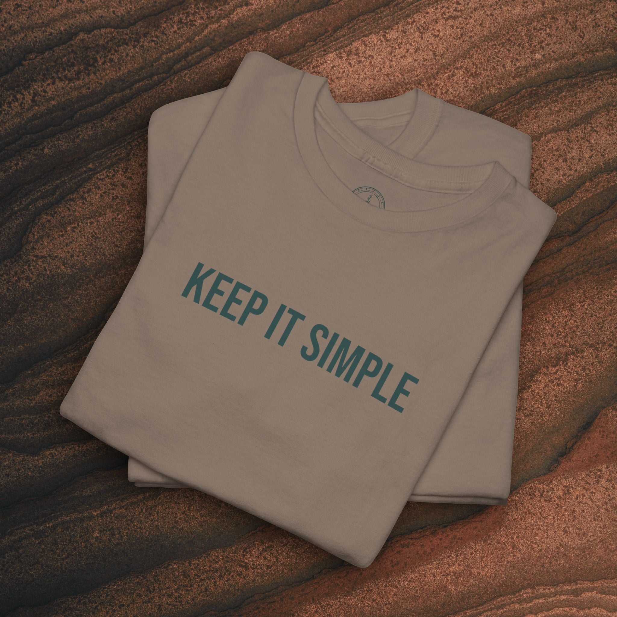 Keep It Simple Tee — Minimalist Coffee Moka Shirt