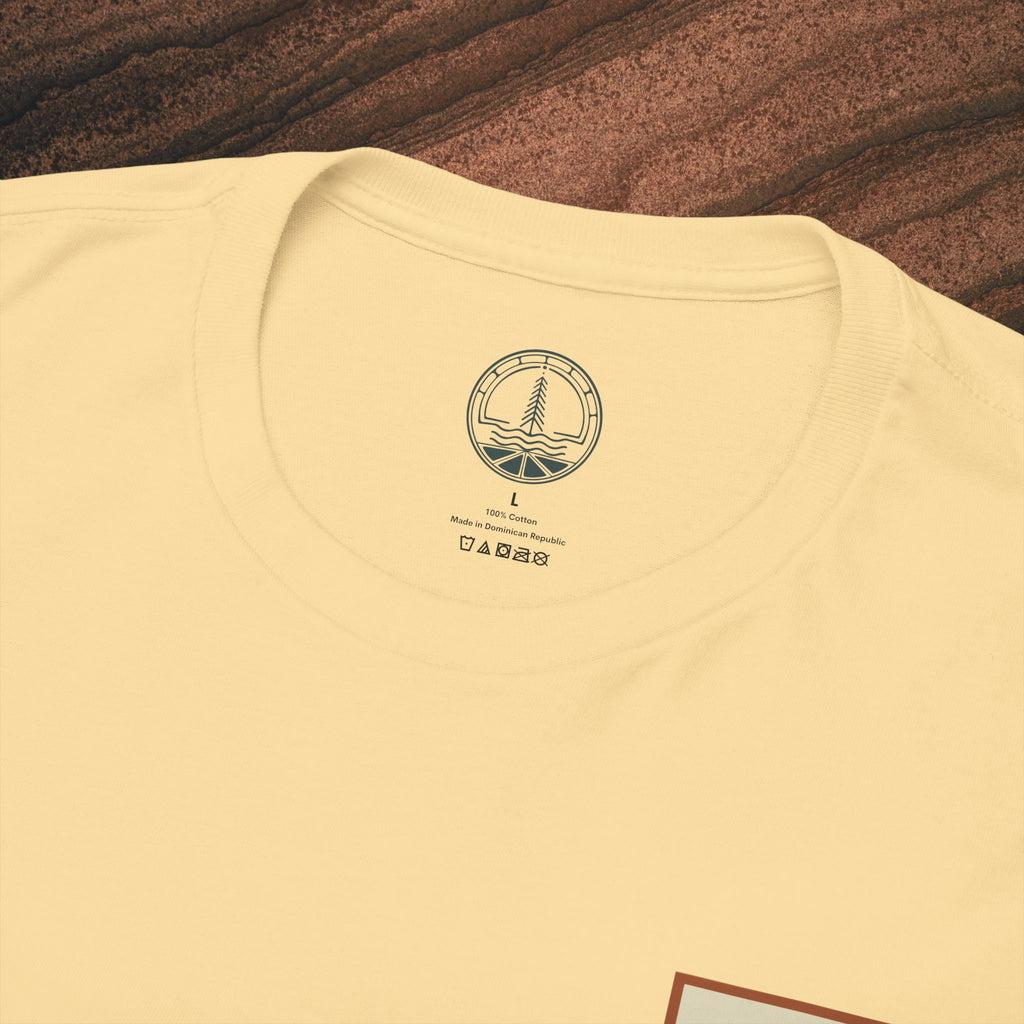 Mountain Landscape Tee – 'Stay' Graphic Nature Shirt