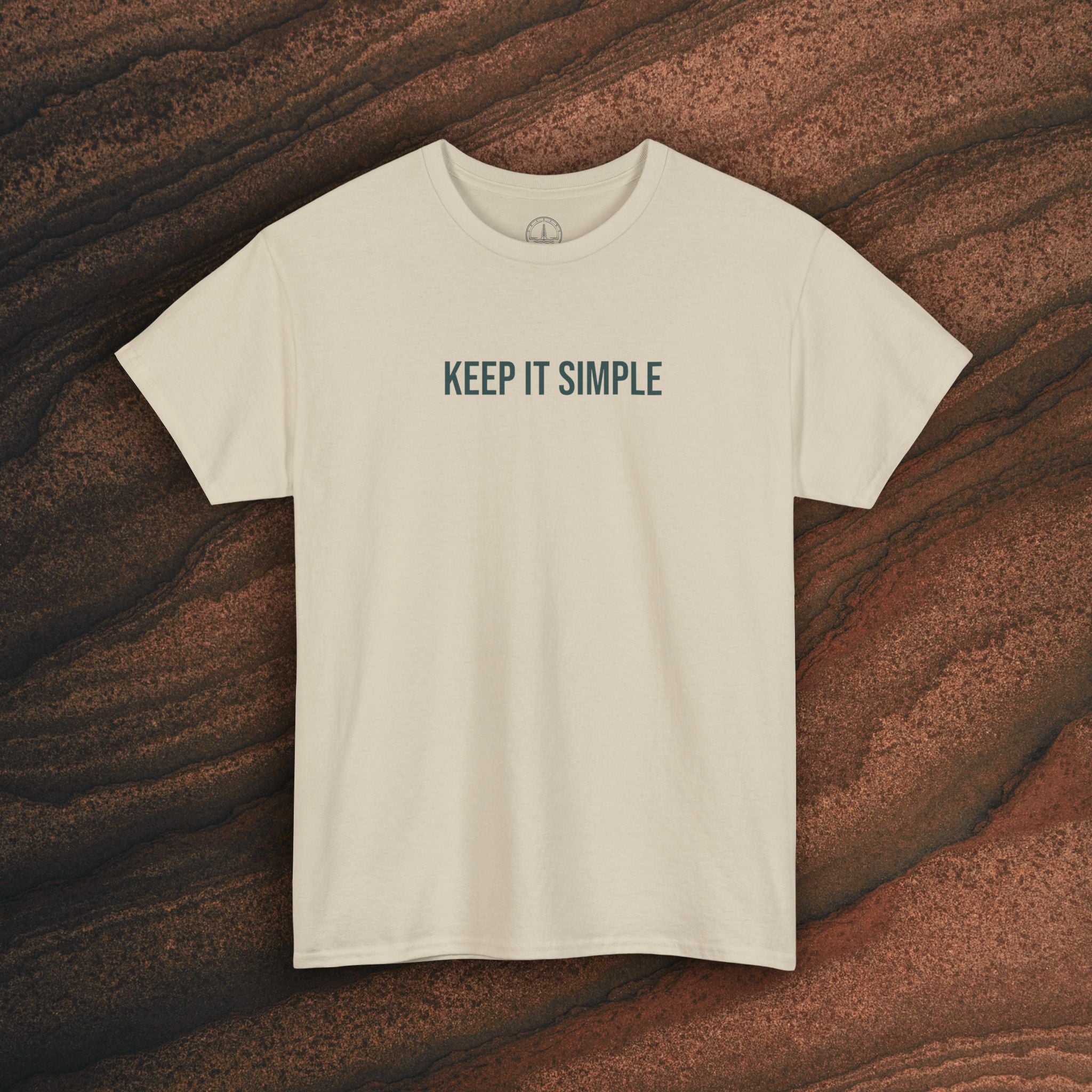 Keep It Simple Tee — Minimalist Coffee Moka Shirt