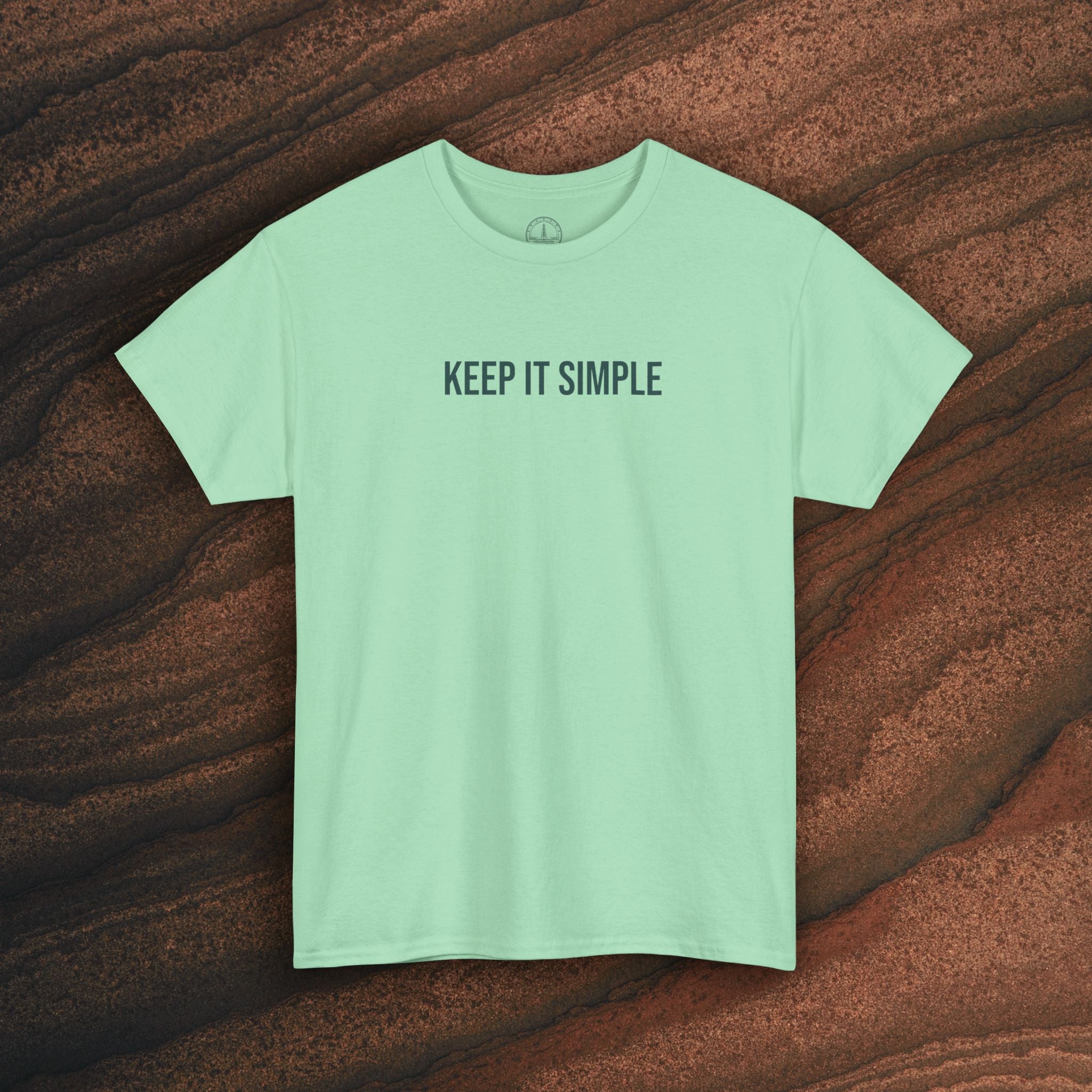 Keep It Simple Tee — Minimalist Coffee Moka Shirt