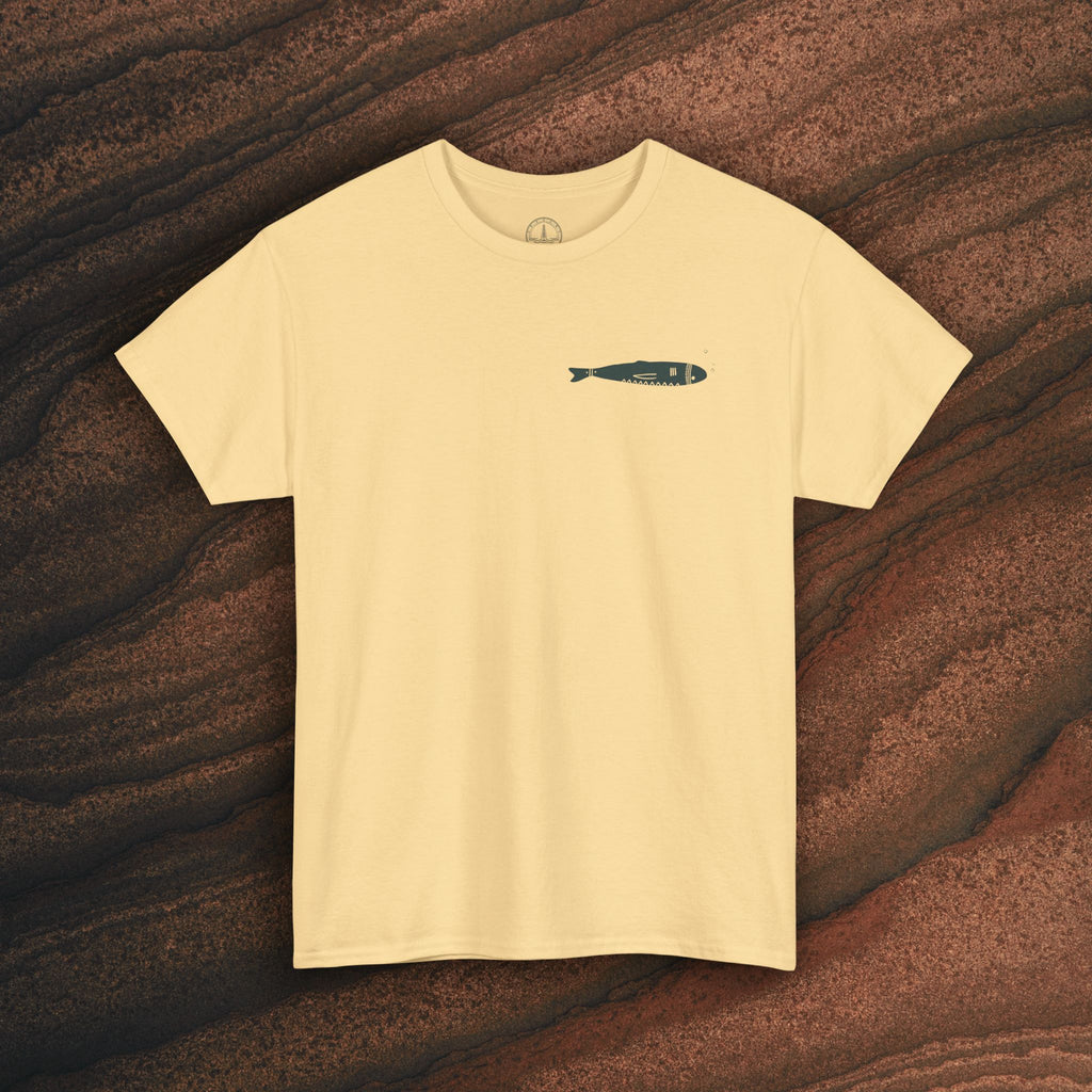 Sardine Trio Graphic Tee – Minimal Fish