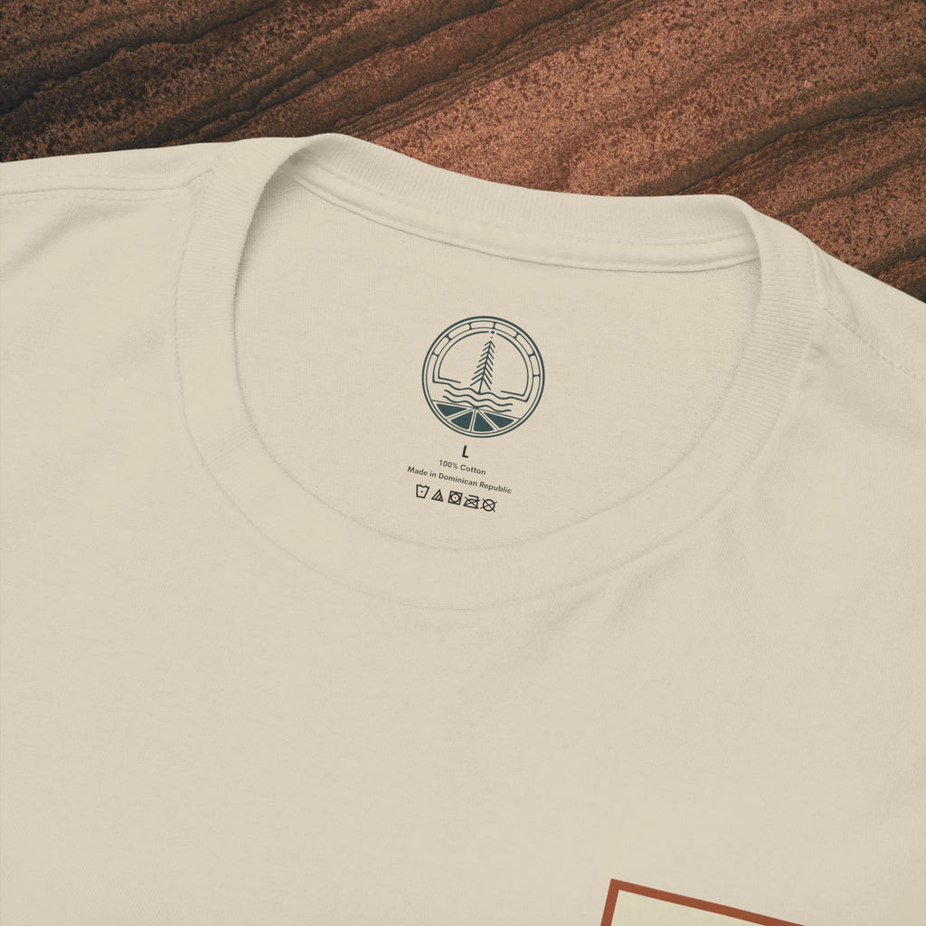 Mountain Landscape Tee – 'Stay' Graphic Nature Shirt