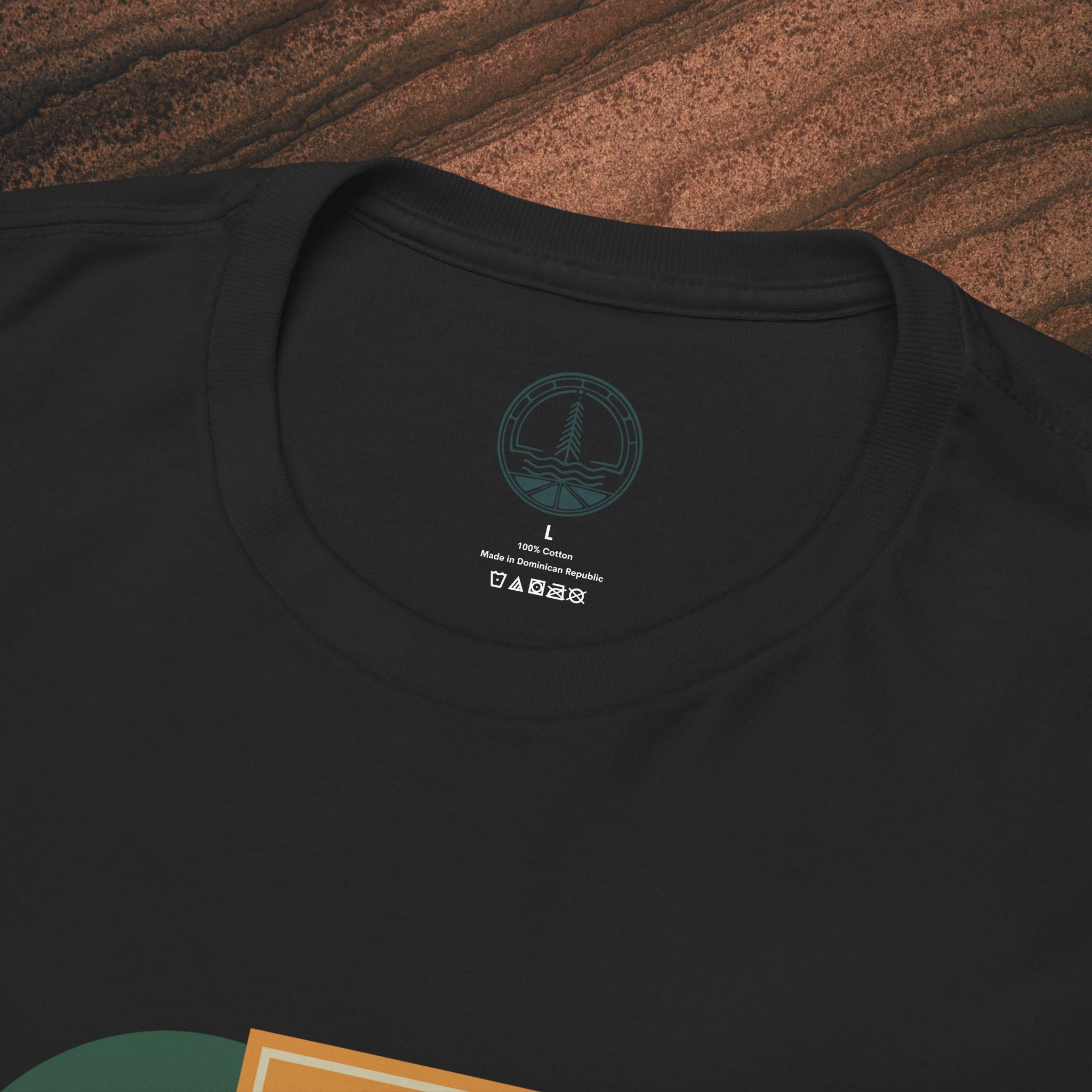 Unisex Heavy Cotton T-Shirt — 432Hz Vinyl Record Graphic
