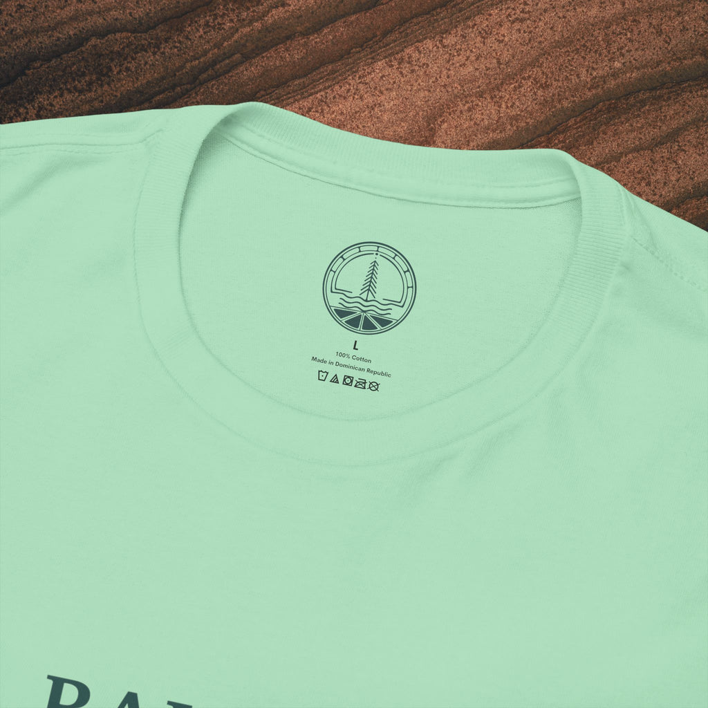 Balance T-Shirt — Minimal Balancing Stones Design