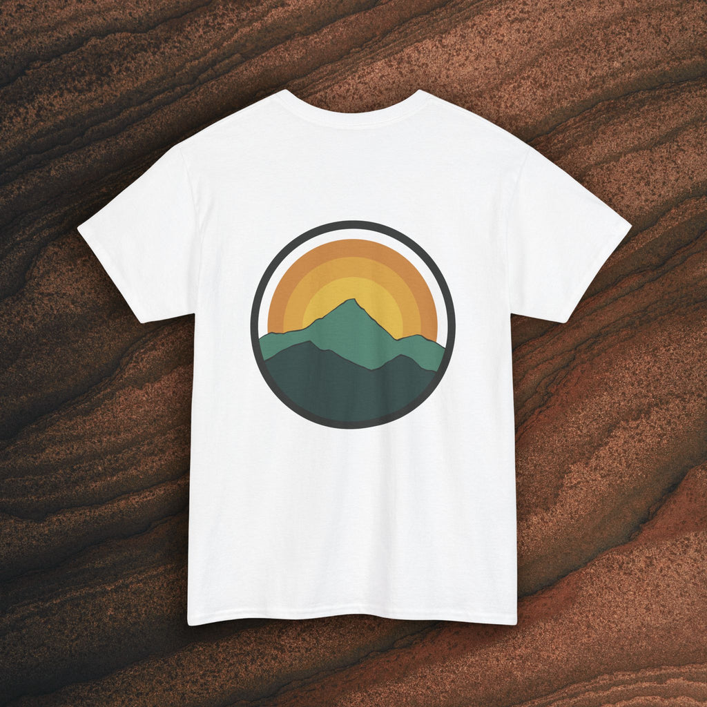 Retro Sunset Mountain Graphic Tee