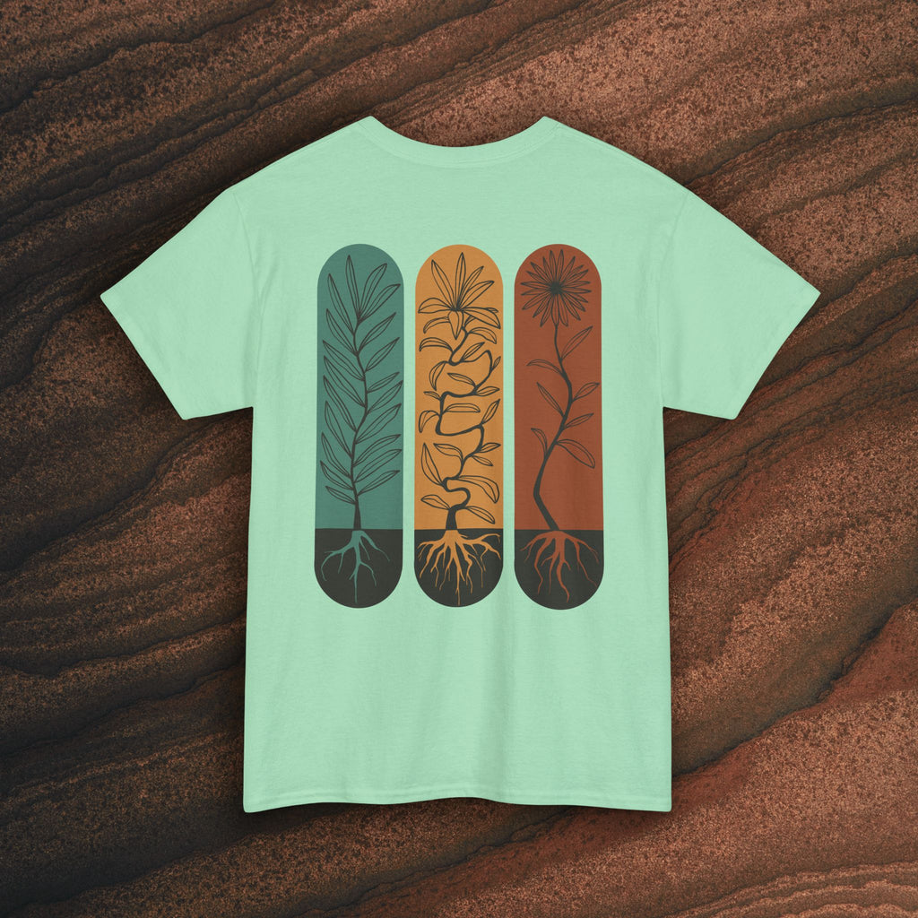 Unisex Heavy Cotton Tee - Rooted plants