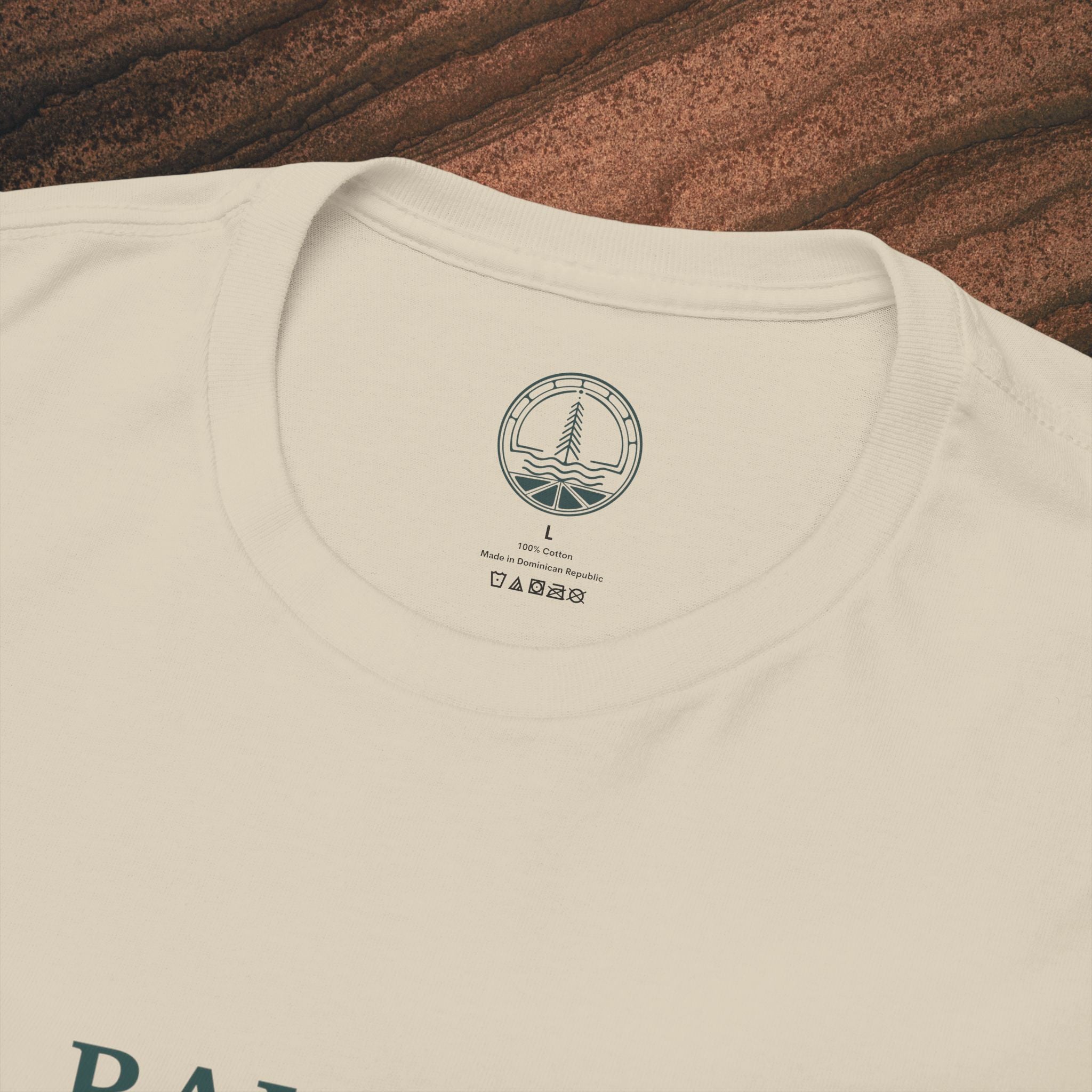 Balance T-Shirt — Minimal Balancing Stones Design