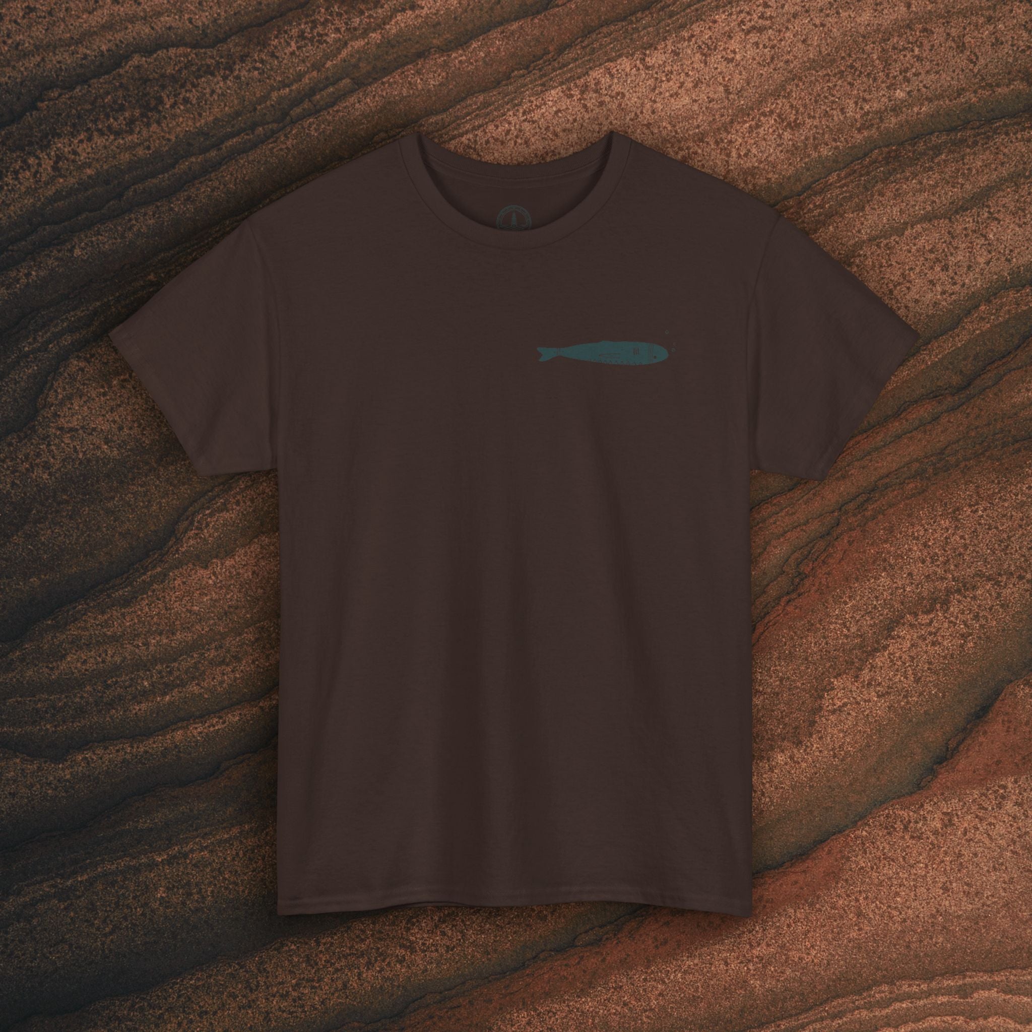 Sardine Trio Graphic Tee – Minimal Fish