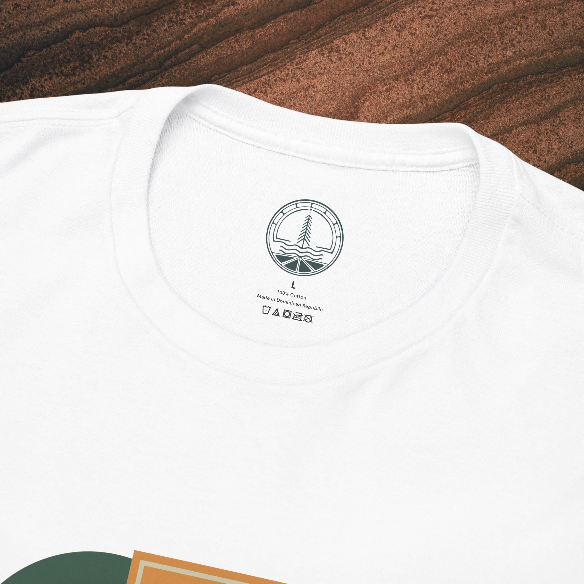 Unisex Heavy Cotton T-Shirt — 432Hz Vinyl Record Graphic
