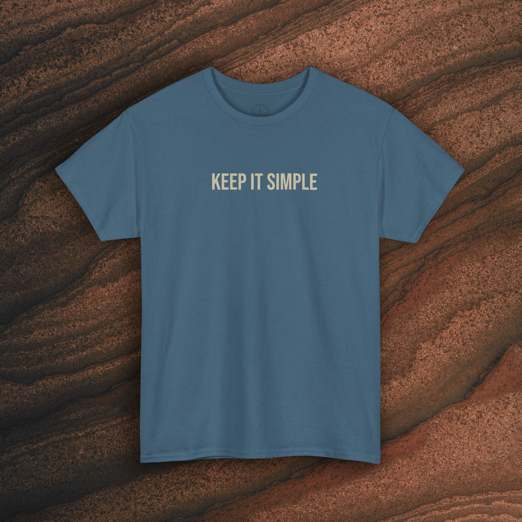 Keep It Simple Tee — Minimalist Coffee Moka Shirt