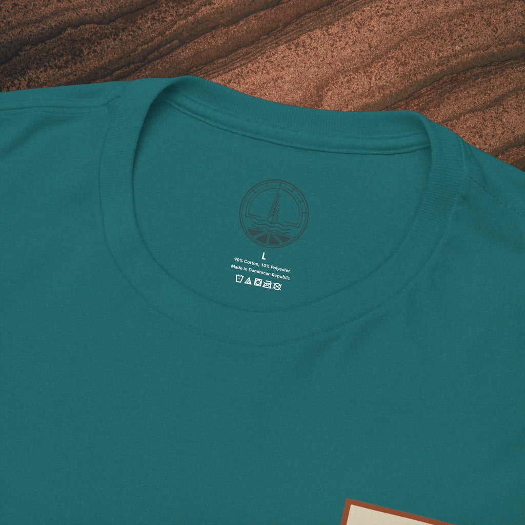 Mountain Landscape Tee – 'Stay' Graphic Nature Shirt
