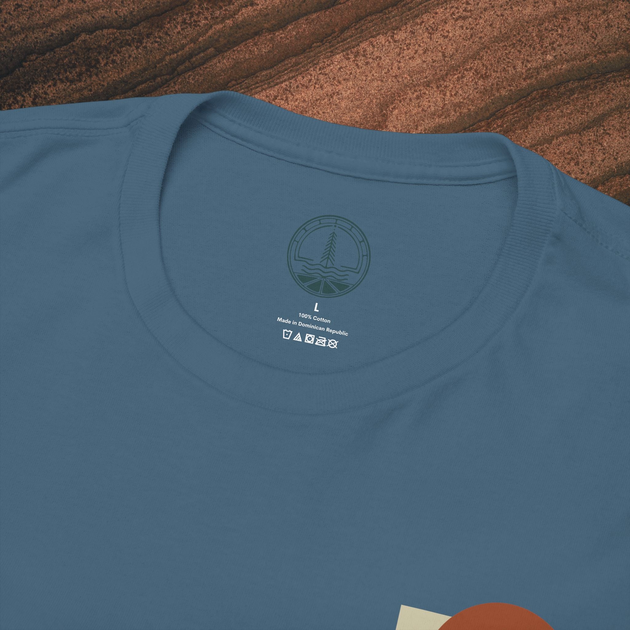 Halftone Mountain Sunset Tee