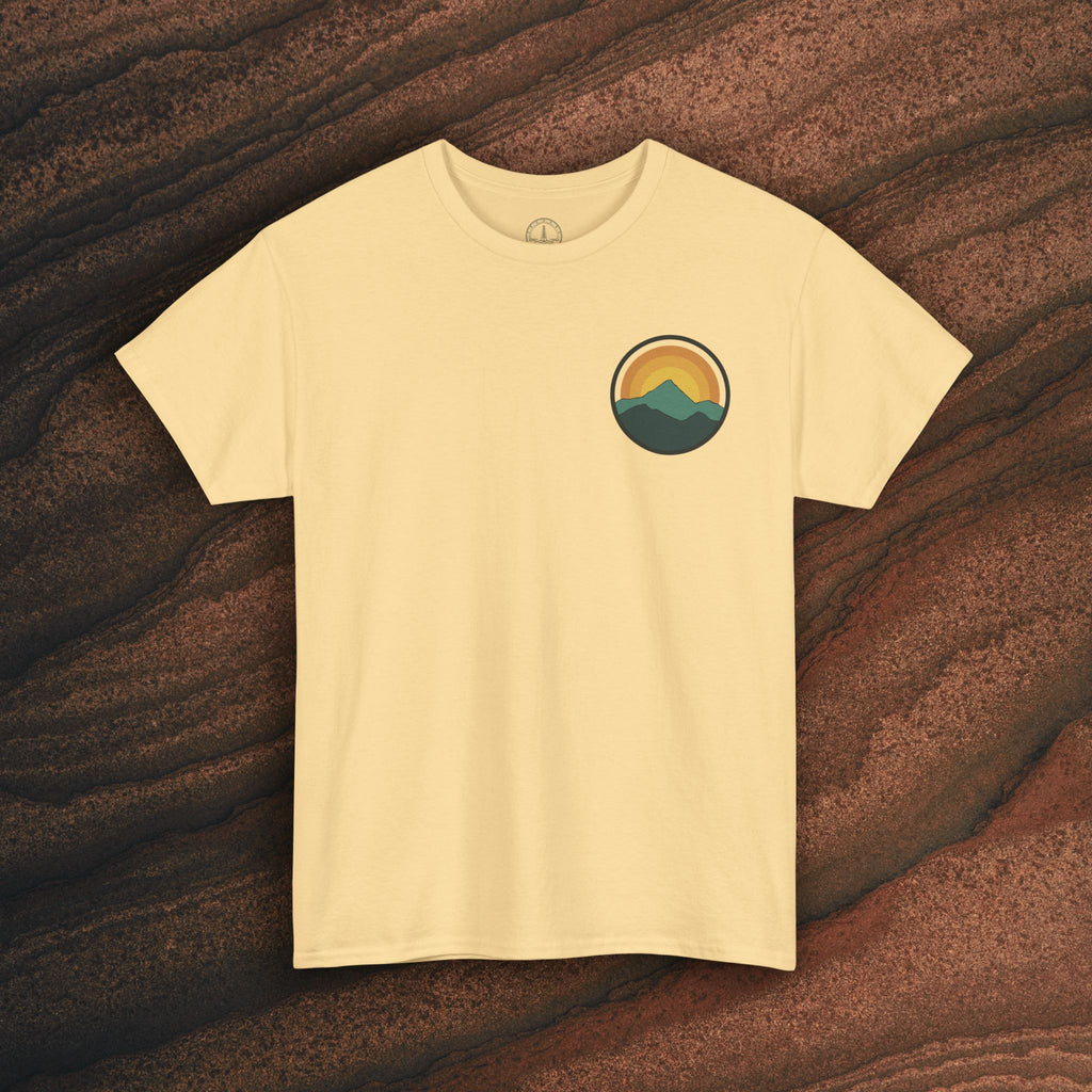 Retro Sunset Mountain Graphic Tee