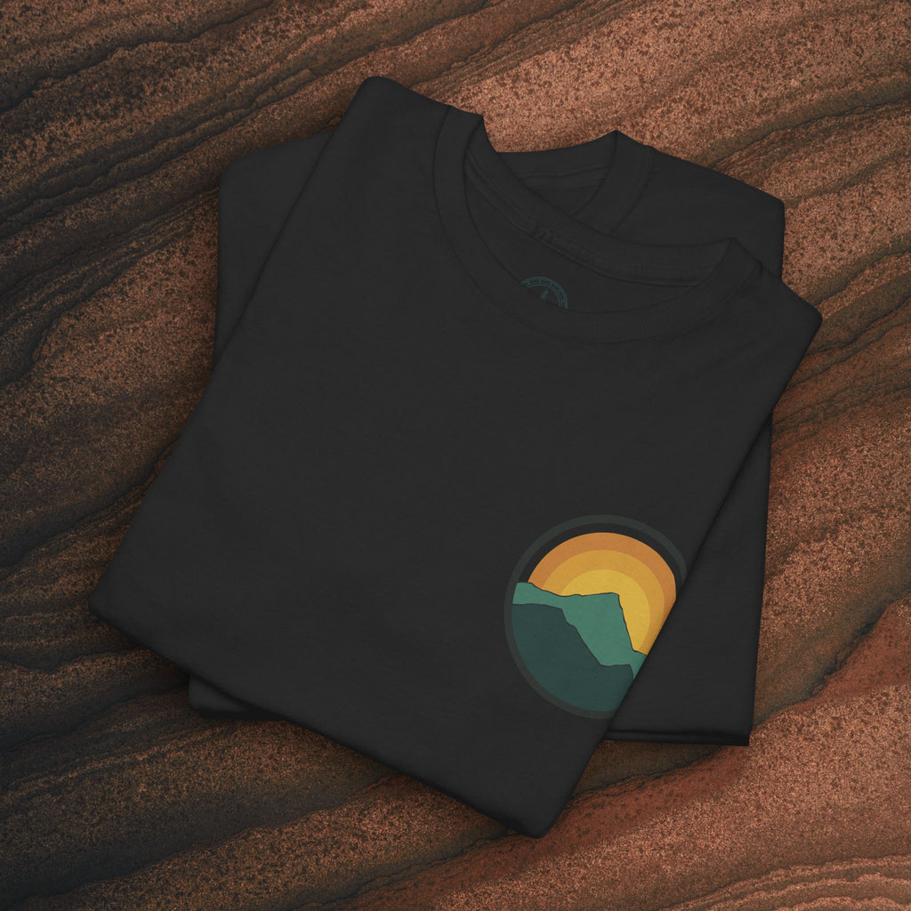 Retro Sunset Mountain Graphic Tee