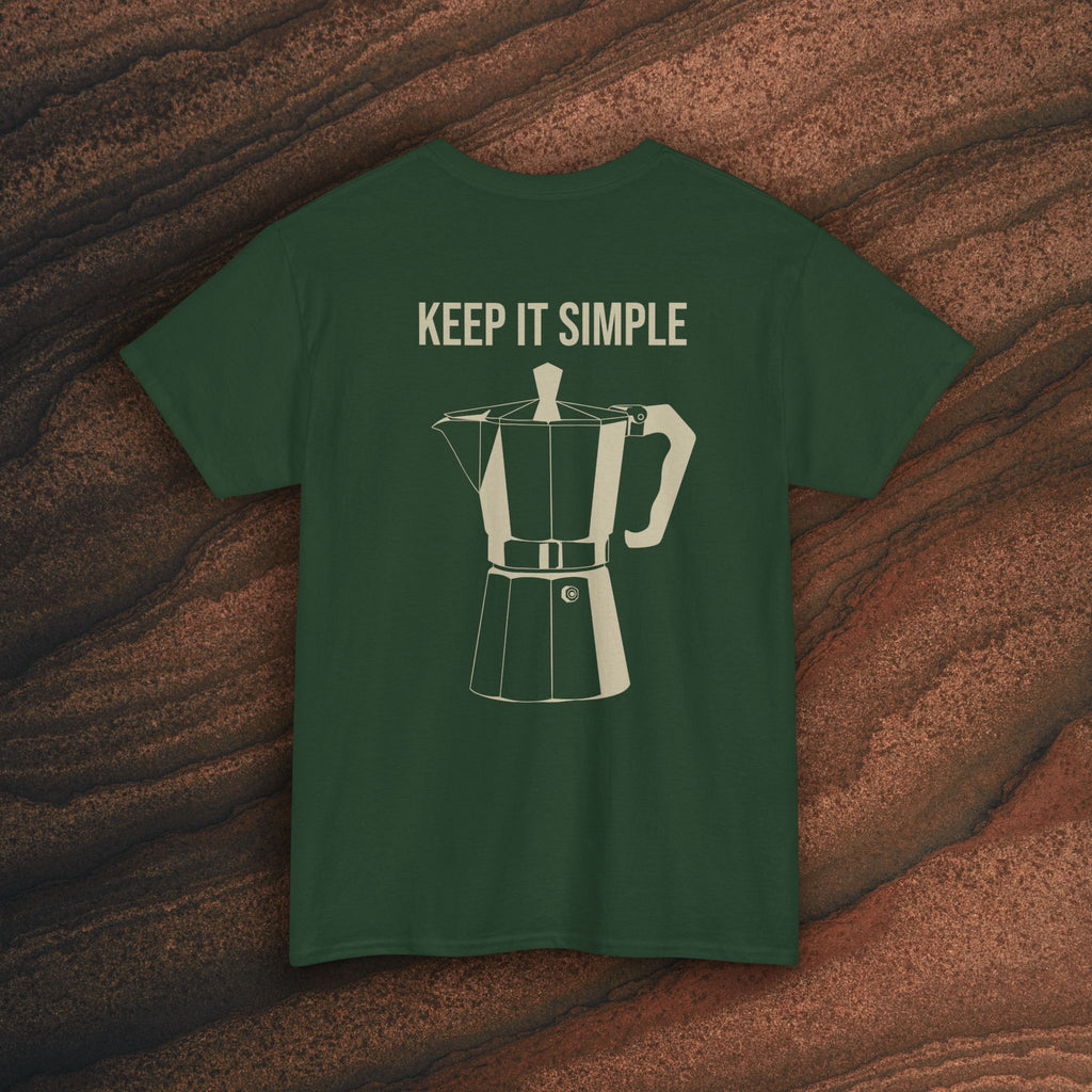 Keep It Simple Tee — Minimalist Coffee Moka Shirt