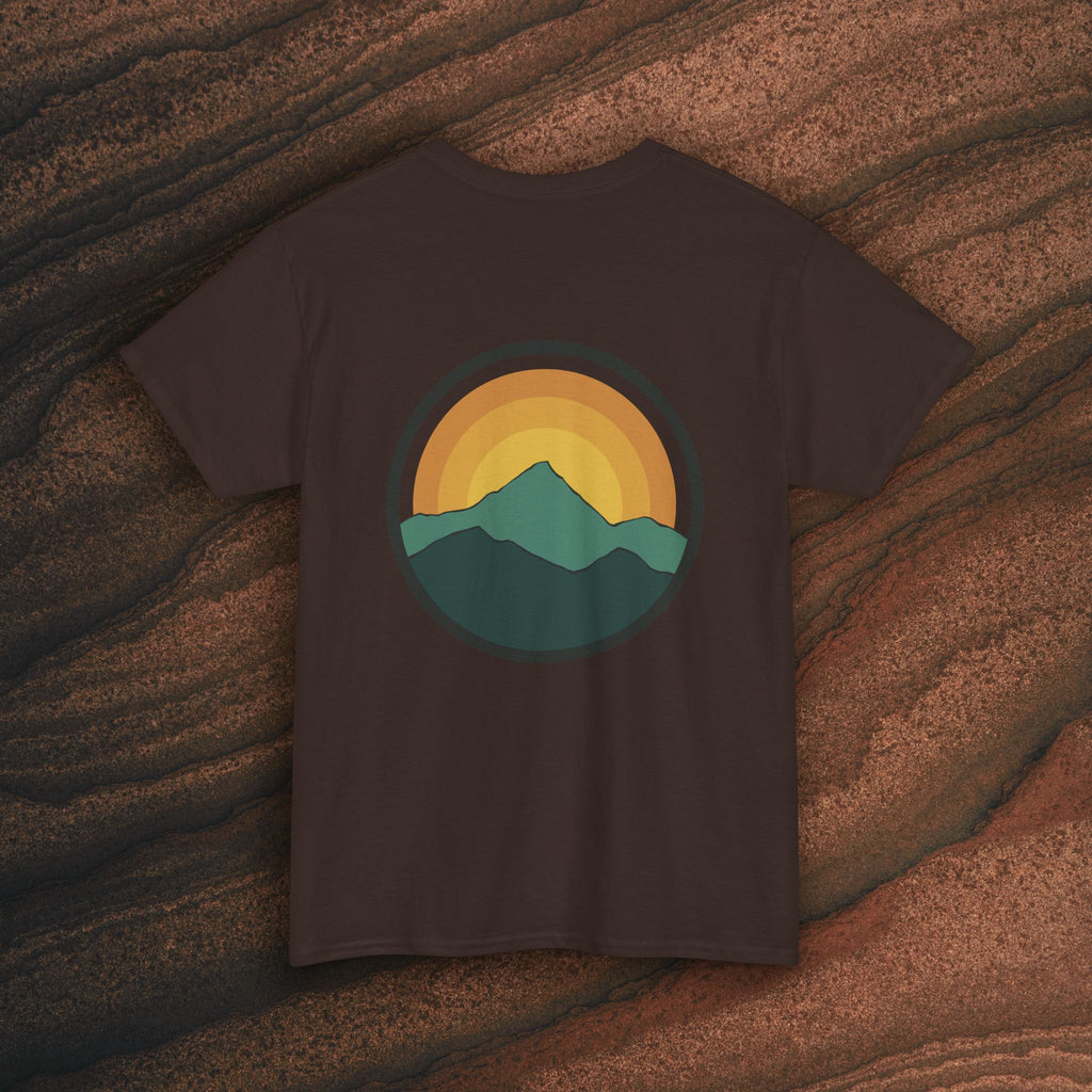 Retro Sunset Mountain Graphic Tee