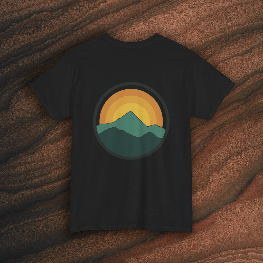 Retro Sunset Mountain Graphic Tee