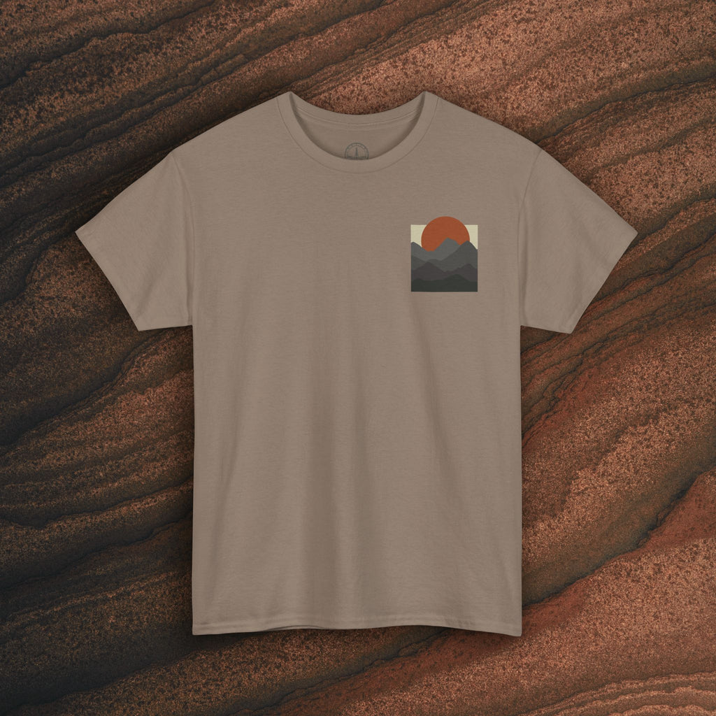 Halftone Mountain Sunset Tee