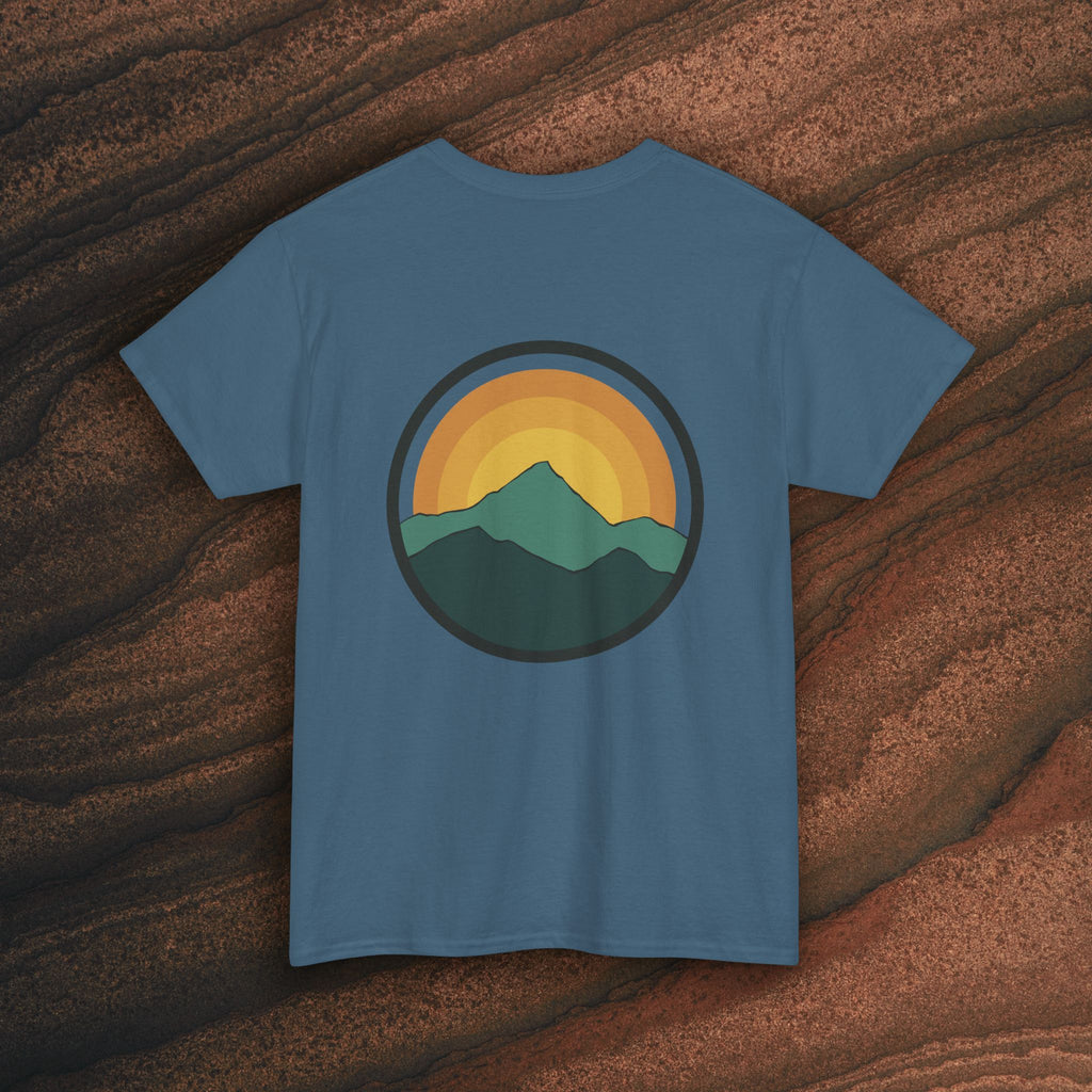 Retro Sunset Mountain Graphic Tee