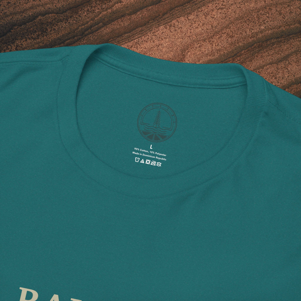 Balance T-Shirt — Minimal Balancing Stones Design