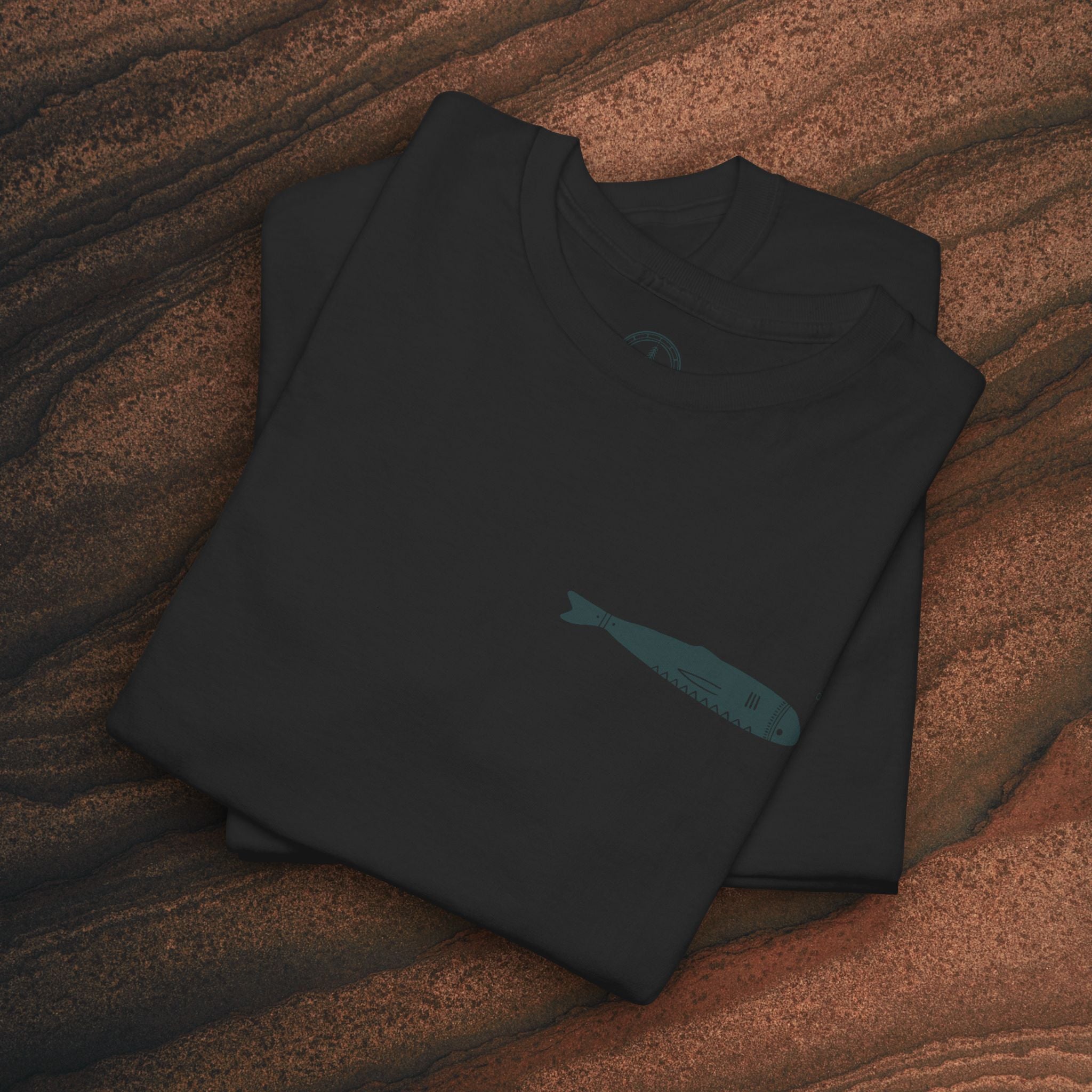 Sardine Trio Graphic Tee – Minimal Fish