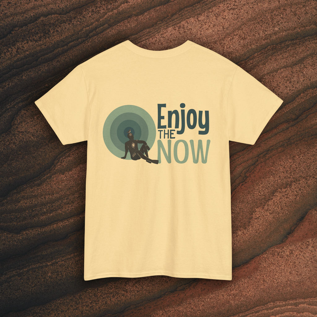 Enjoy the Now T‑Shirt — Mindful Retro Graphic Tee