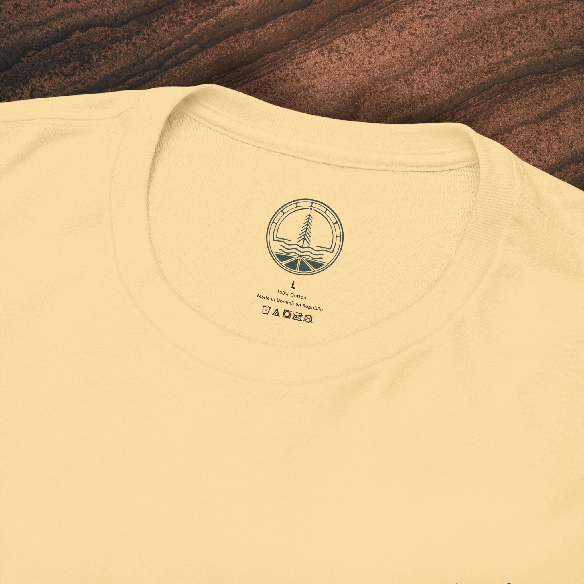 Unisex Heavy Cotton Tee — Minimal Olive Branch Graphic T-Shirt