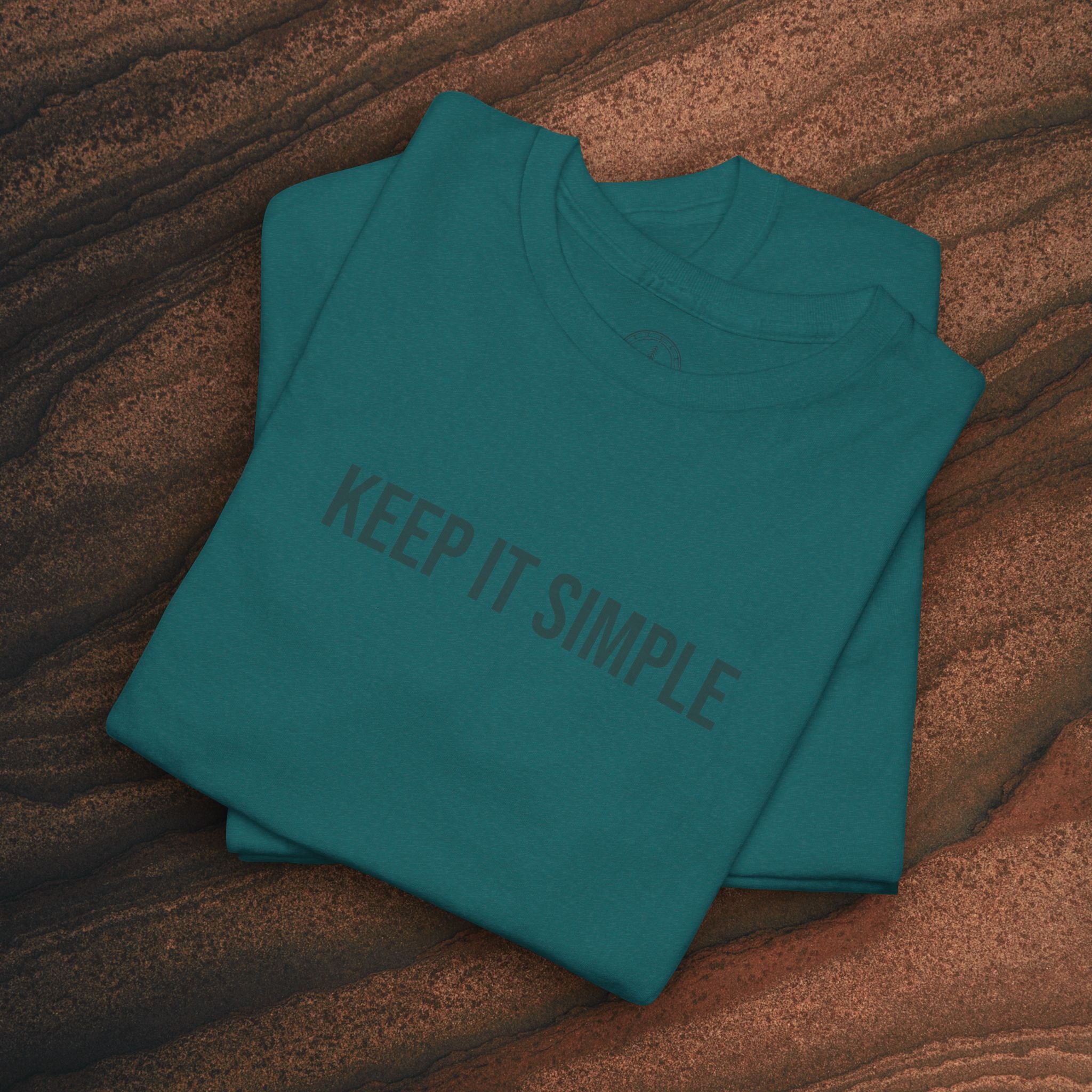 Keep It Simple Tee — Minimalist Coffee Moka Shirt