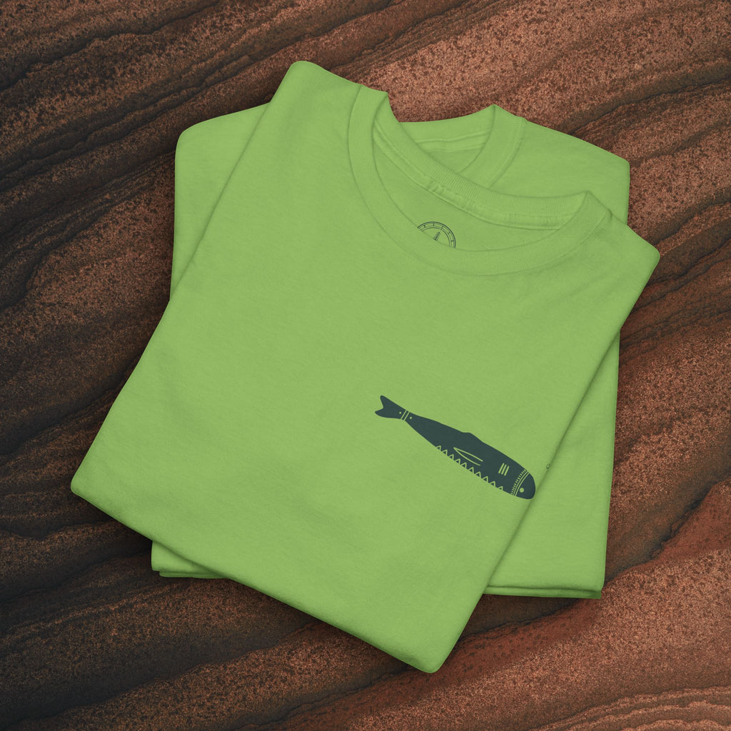 Sardine Trio Graphic Tee – Minimal Fish