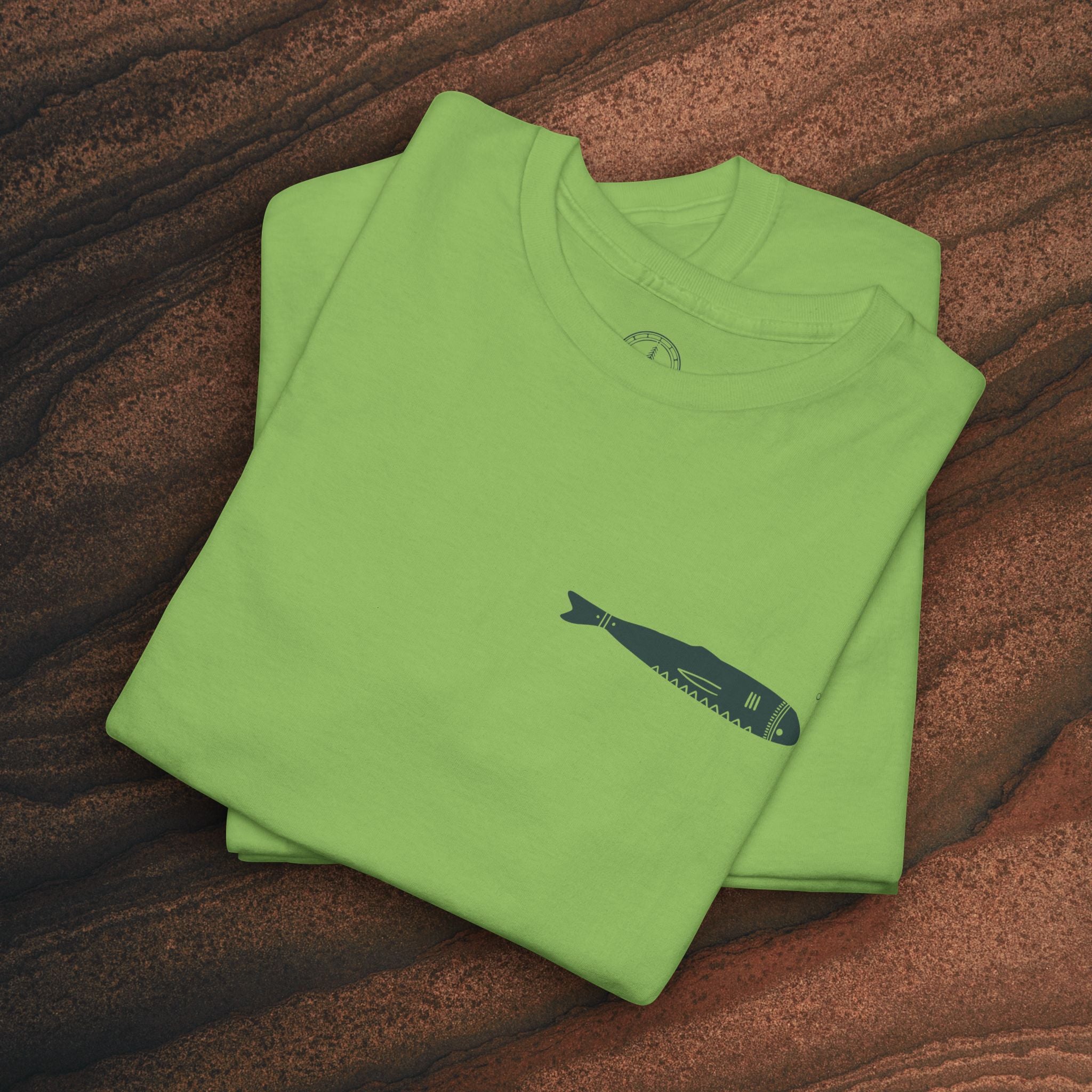 Sardine Trio Graphic Tee – Minimal Fish