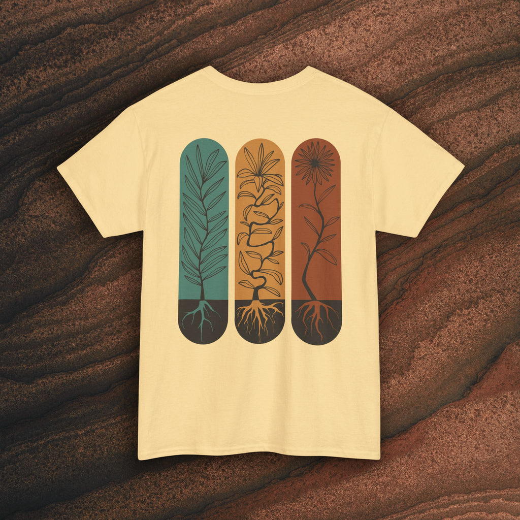 Unisex Heavy Cotton Tee - Rooted plants