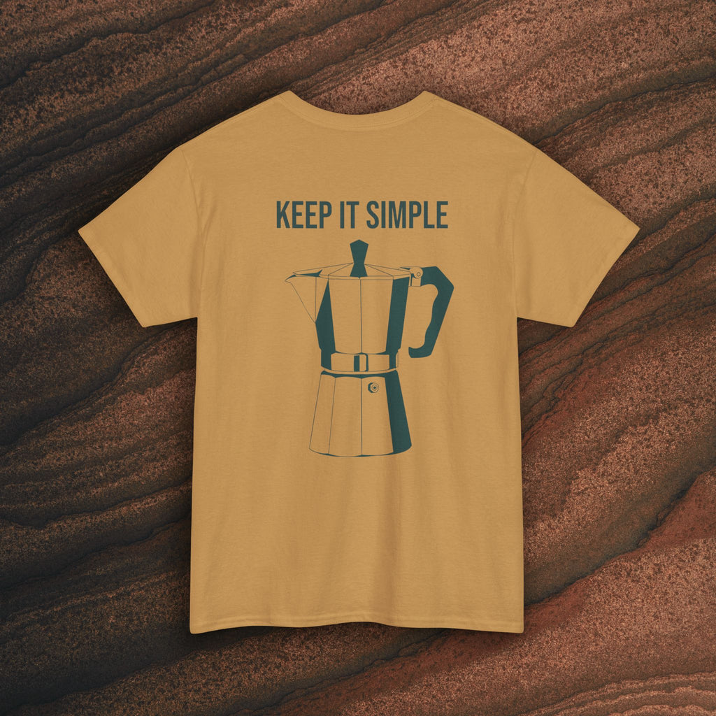 Keep It Simple Tee — Minimalist Coffee Moka Shirt