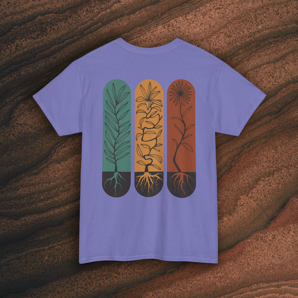 Unisex Heavy Cotton Tee - Rooted plants
